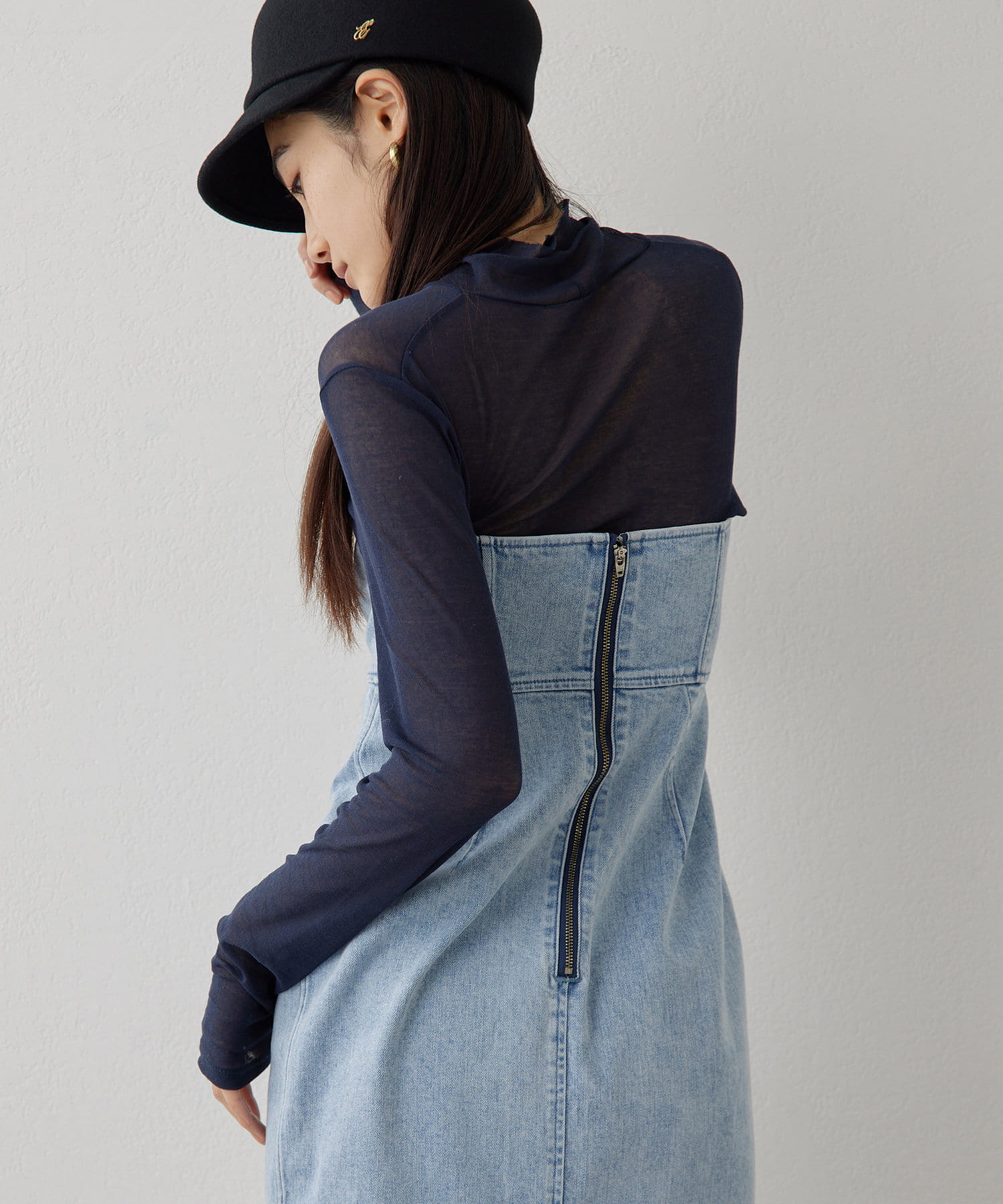 DENIMベアトップワンピース | Whim Gazette(ウィム ガゼット