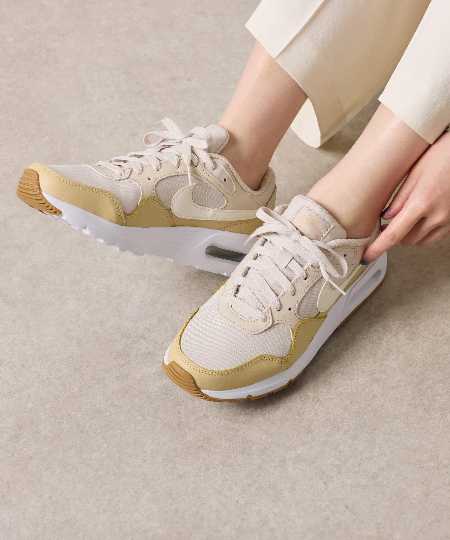 COLLAGE GALLARDAGALANTE(コラージュ ガリャルダガランテ) レディース 【NIKE/ナイキ】ウィメンズ エア マックス SC　スニーカー オフホワイト