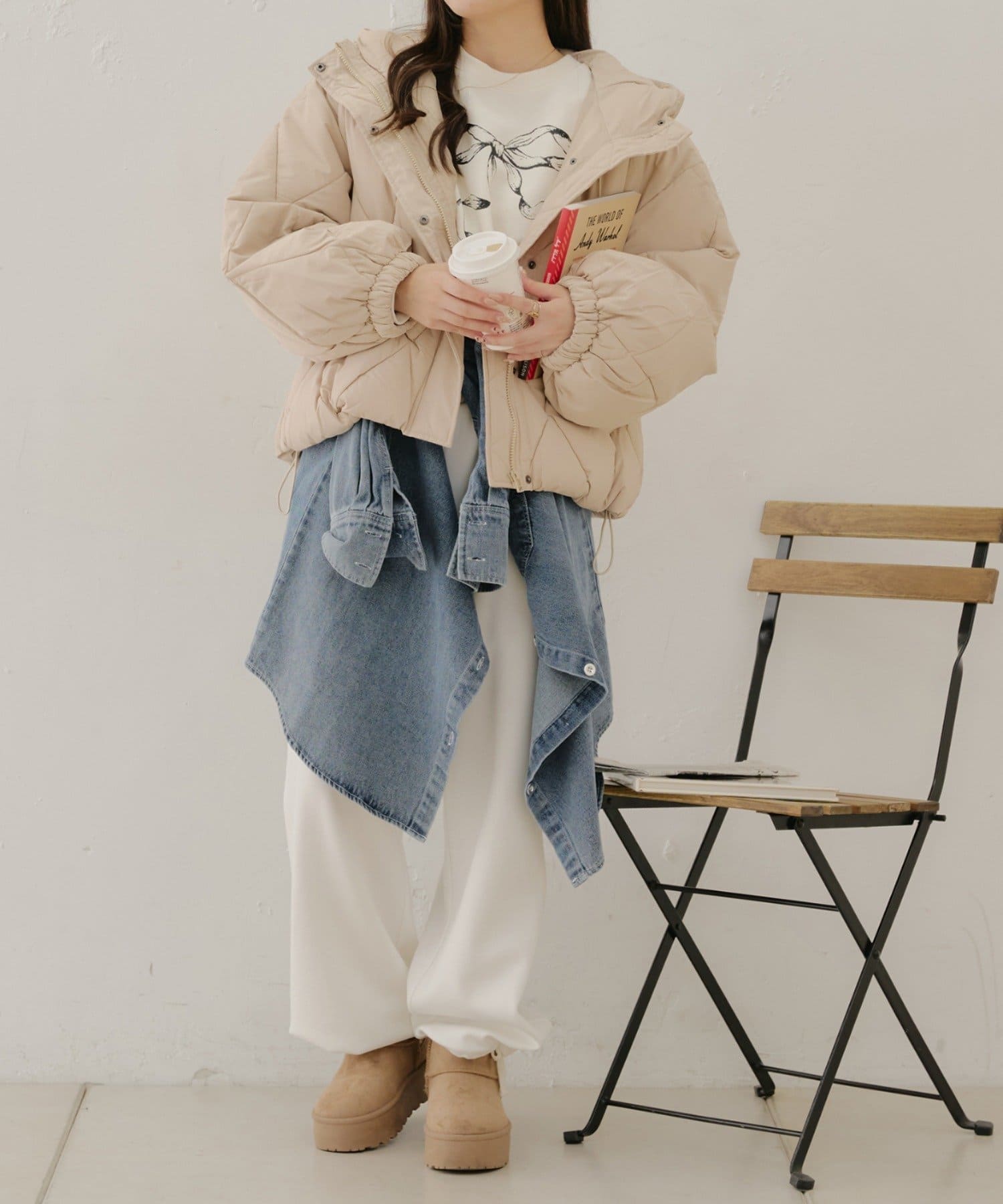 ダイヤキルト中綿ブルゾン | NICE CLAUP / OLIVE des OLIVE OUTLET 
