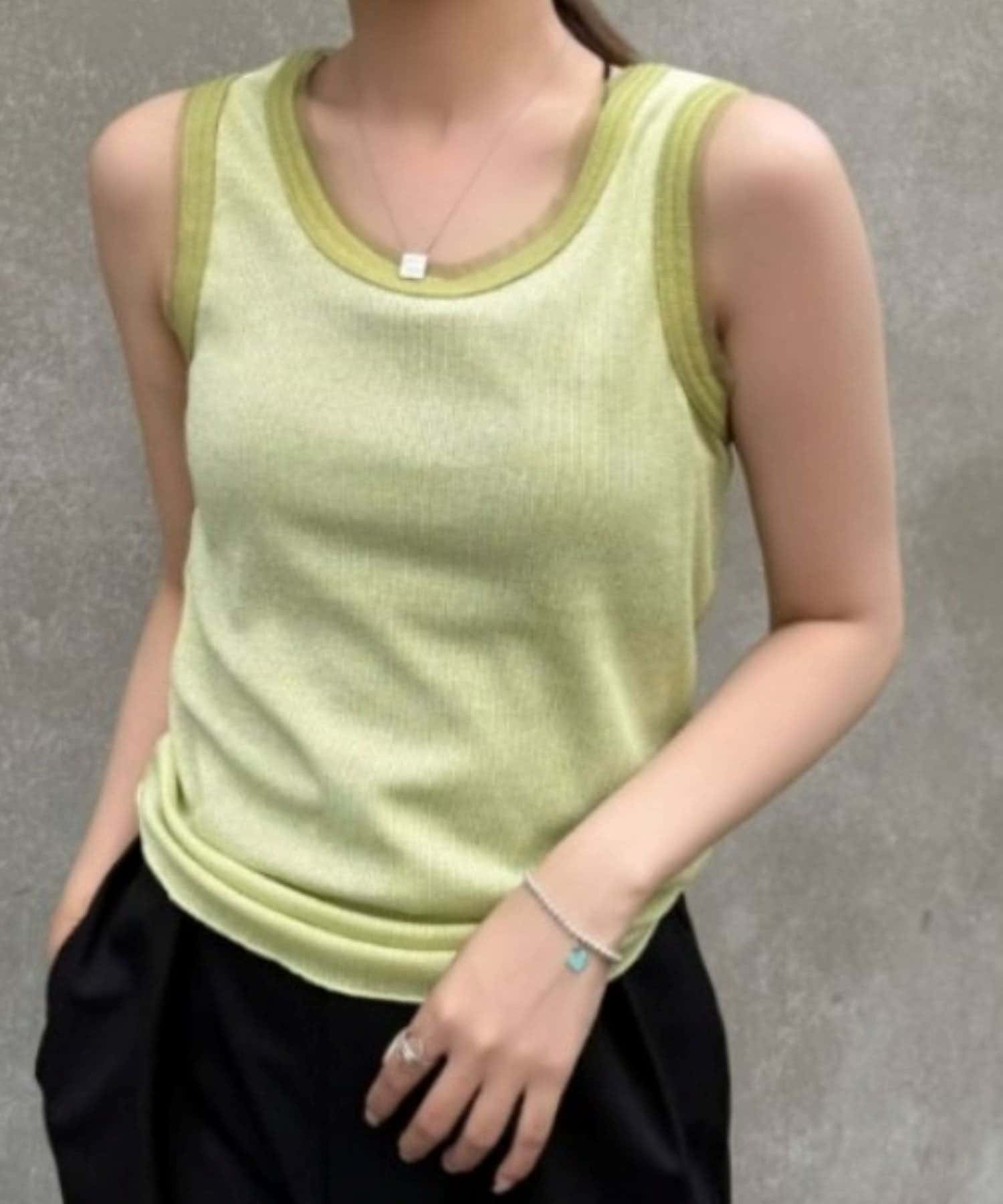 Lui's(ルイス) ラメリブタンクトップ