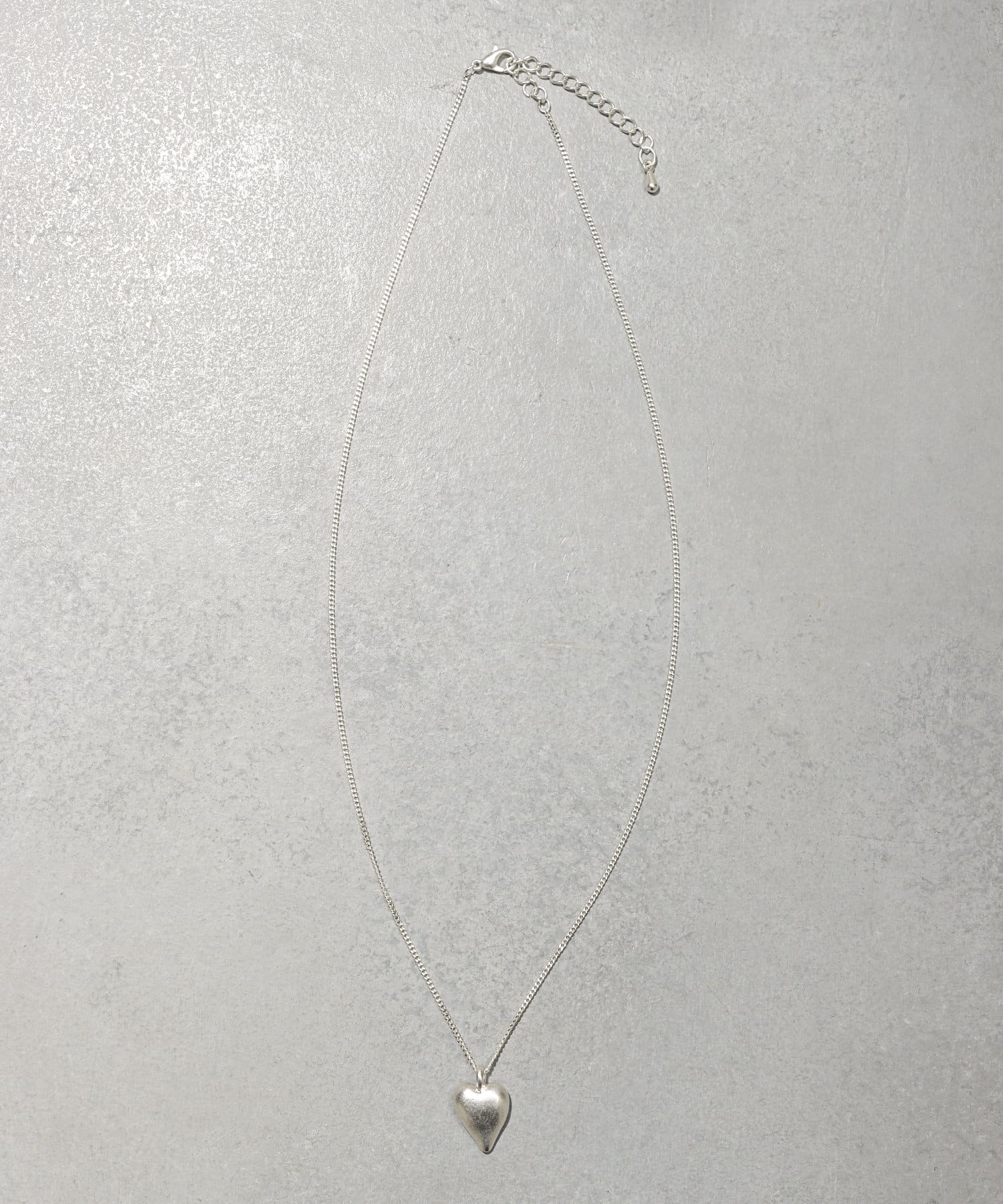≪PILGRIM≫ぷっくり小さめ ハートロング ネックレス シルバー ≪PILGRIM≫ぷっくり小さめ ハートロング ネックレス シルバー
