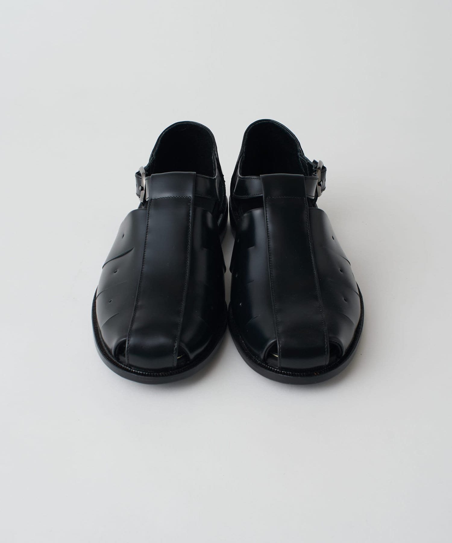 【美品】Lui's ルイス グルカサンダル ヒール レザー黒　40 25.5 Lui's（ルイス）の「ヒールグルカサンダル（サンダル）」 - WEAR
