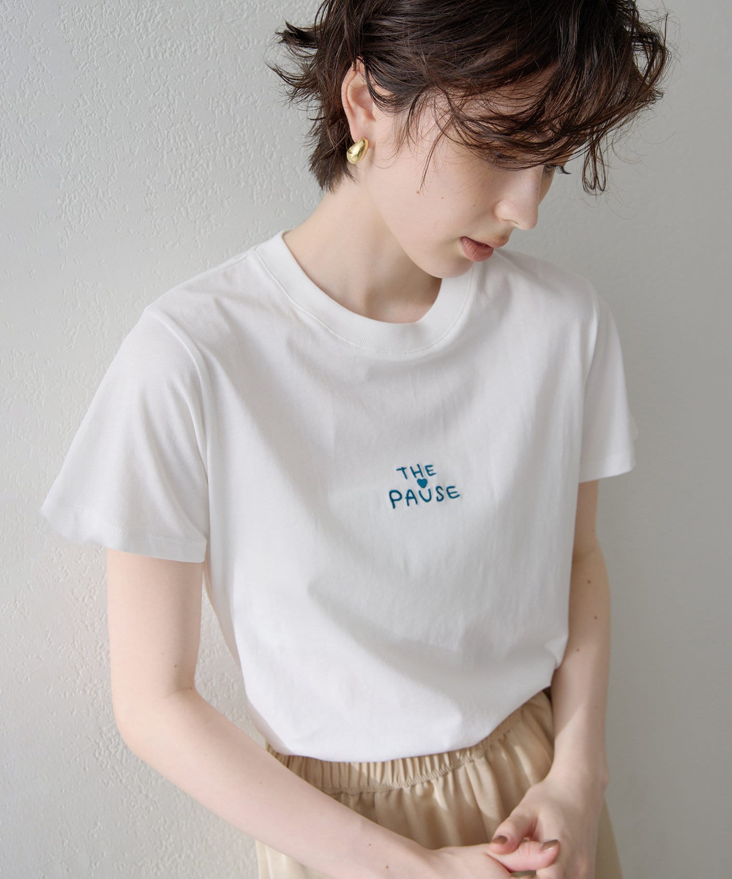 23SS ウィムガゼット ウォッシュクロップドシャツ ベビーピンク VERY