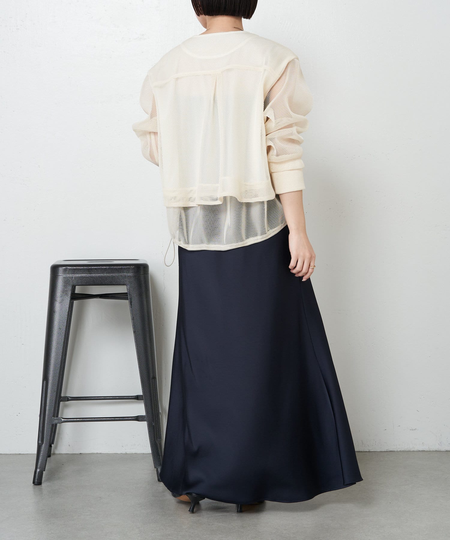 レイヤード風メッシュブルゾン | Jena espace merveilleux