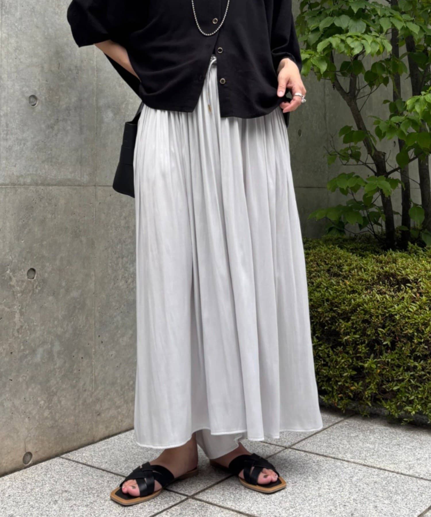 Jena　espace merveilleux(ジェナ　エスパスメルヴェイユ) 【スカート見え涼やかパンツ】プリーツスカーチョ