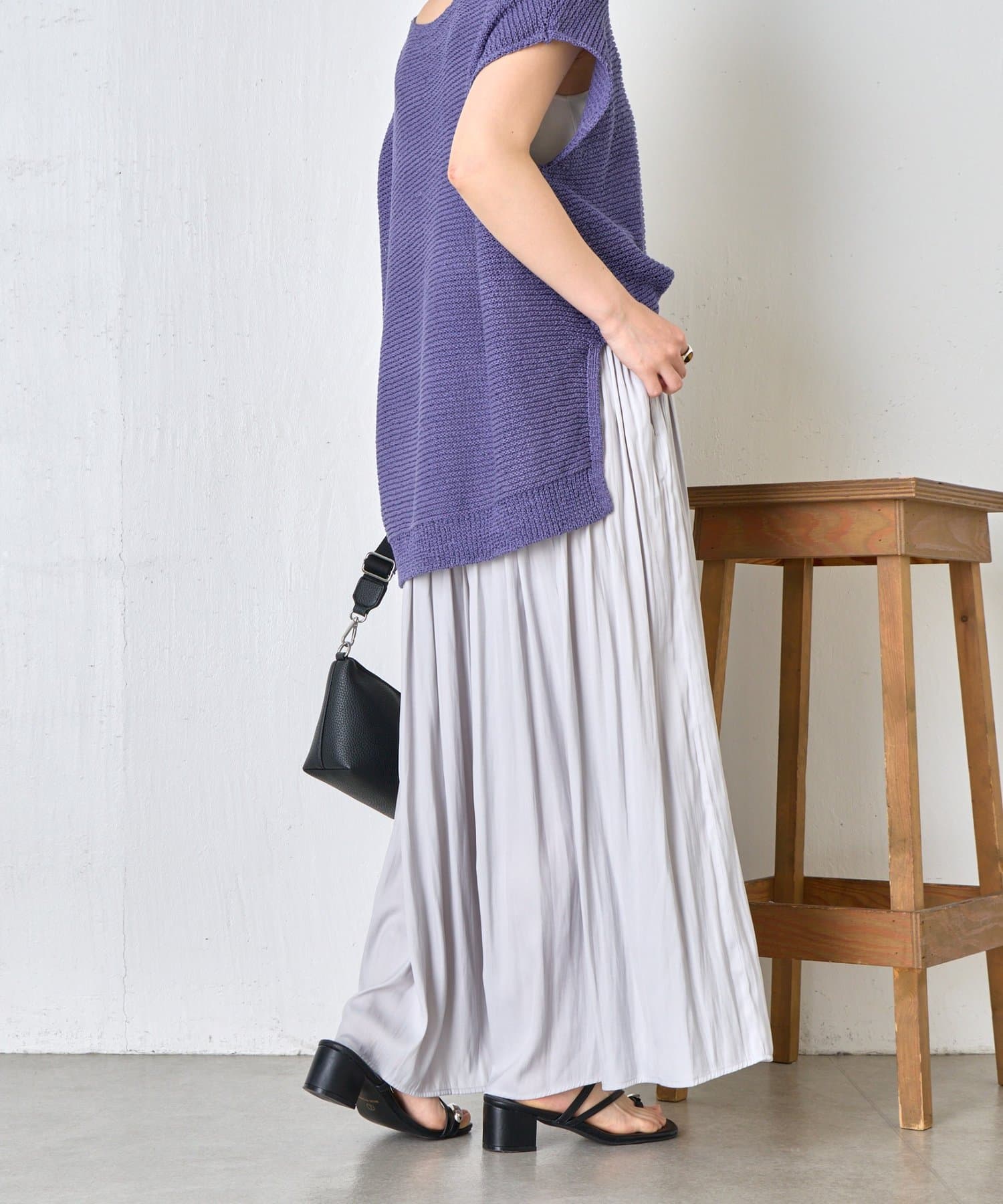 Jena　espace merveilleux(ジェナ　エスパスメルヴェイユ) 【スカート見え涼やかパンツ】プリーツスカーチョ
