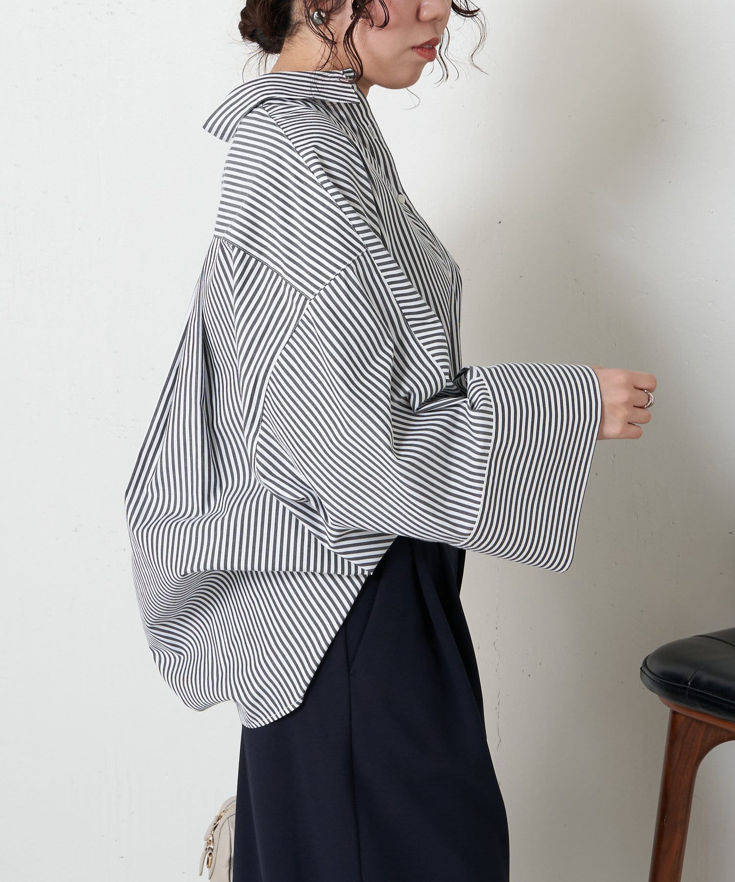 Jena　espace merveilleux(ジェナ　エスパスメルヴェイユ) ビッグカフスシャツ
