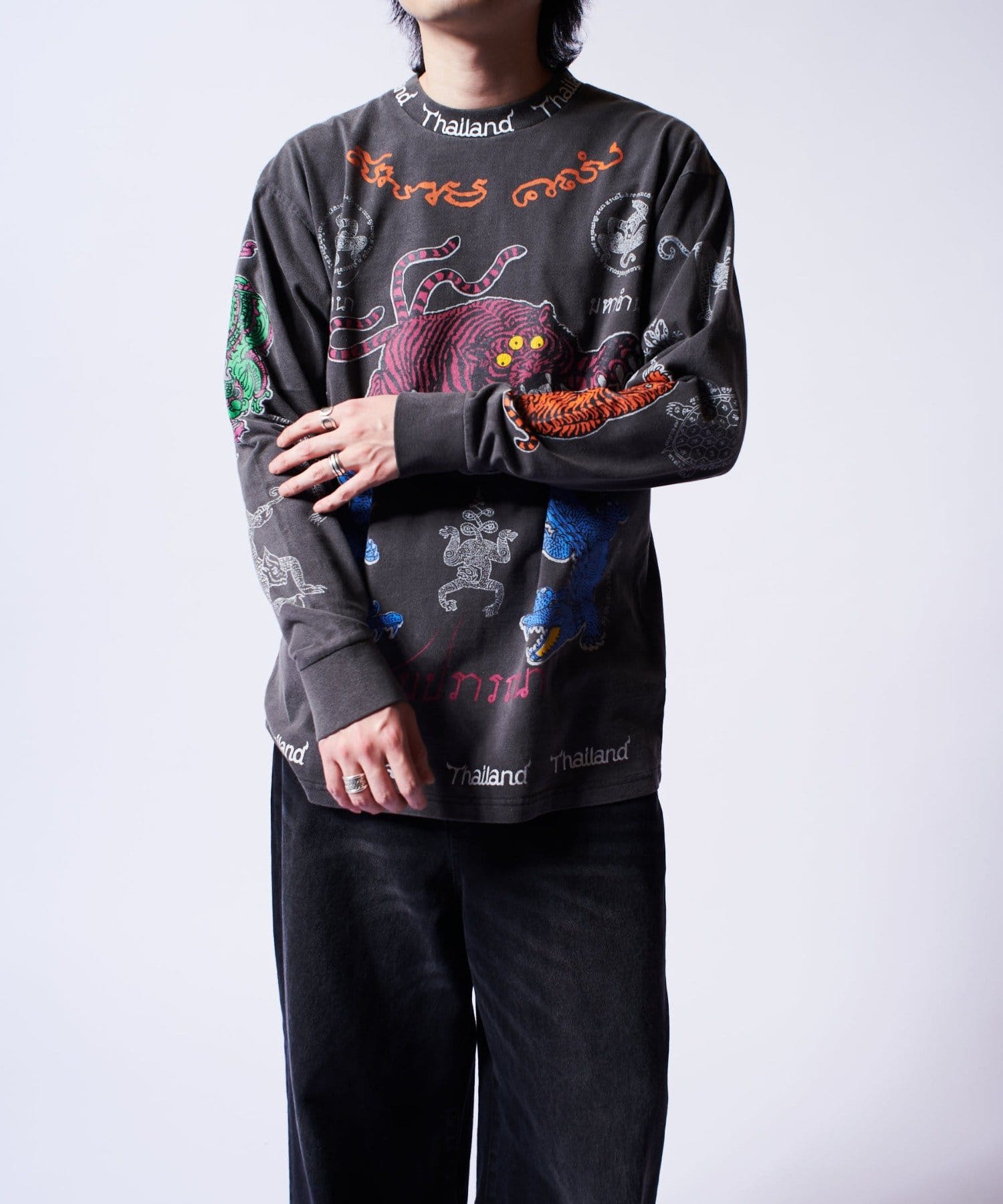 Lui's ルイス 【SMILE CLUB CUSTOM】 TATTO ロンT SMILE CLUB CUSTOM】 TATTO ロンT | Lui's(ルイス)メンズ | PAL CLOSET