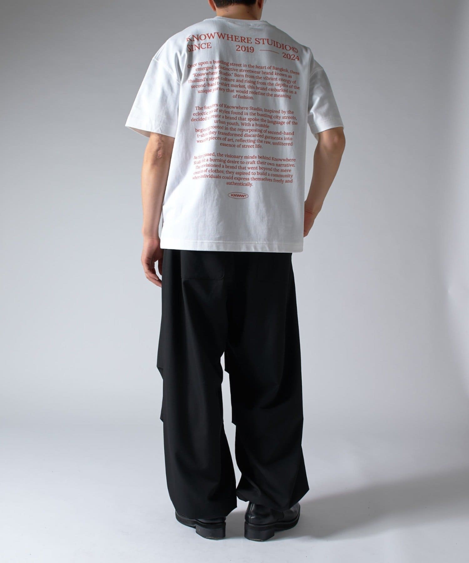 Lui's(ルイス) KNOW WHERE LOGO tee