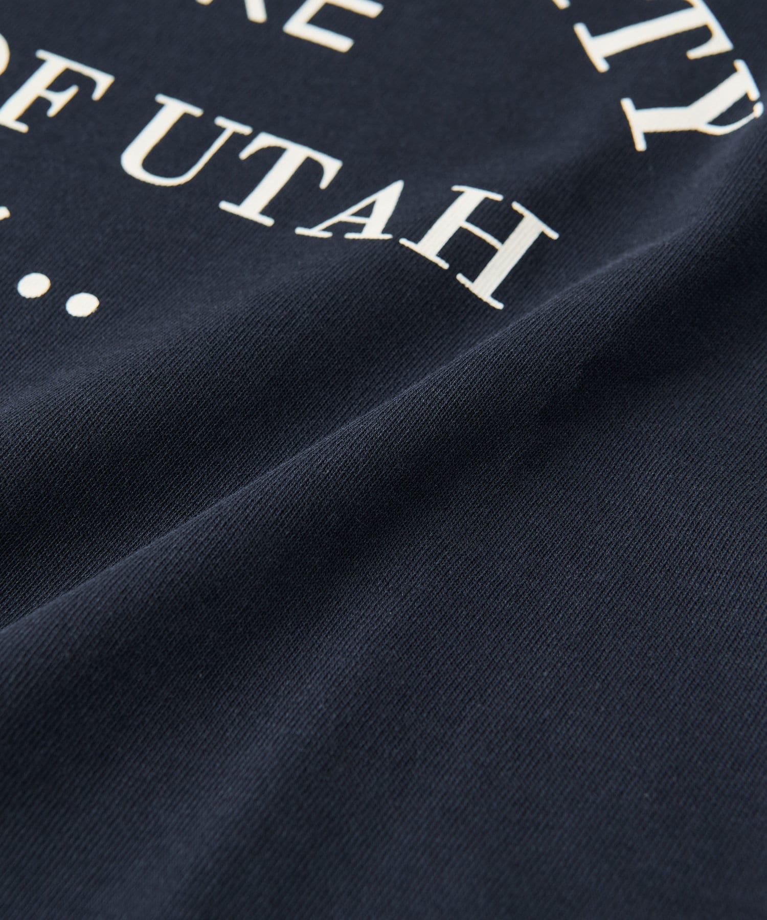 un dix cors(アンディコール) 《上品なデイリーカジュアルに》シルケット風ロゴロンＴ