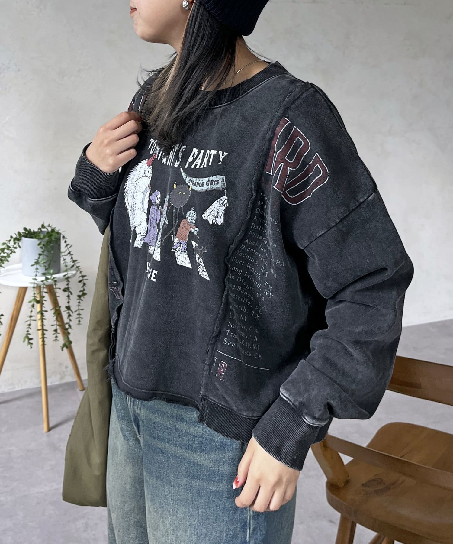 ◇新品◇[be with M] Misayo リメイクライクプルオーバー グレー