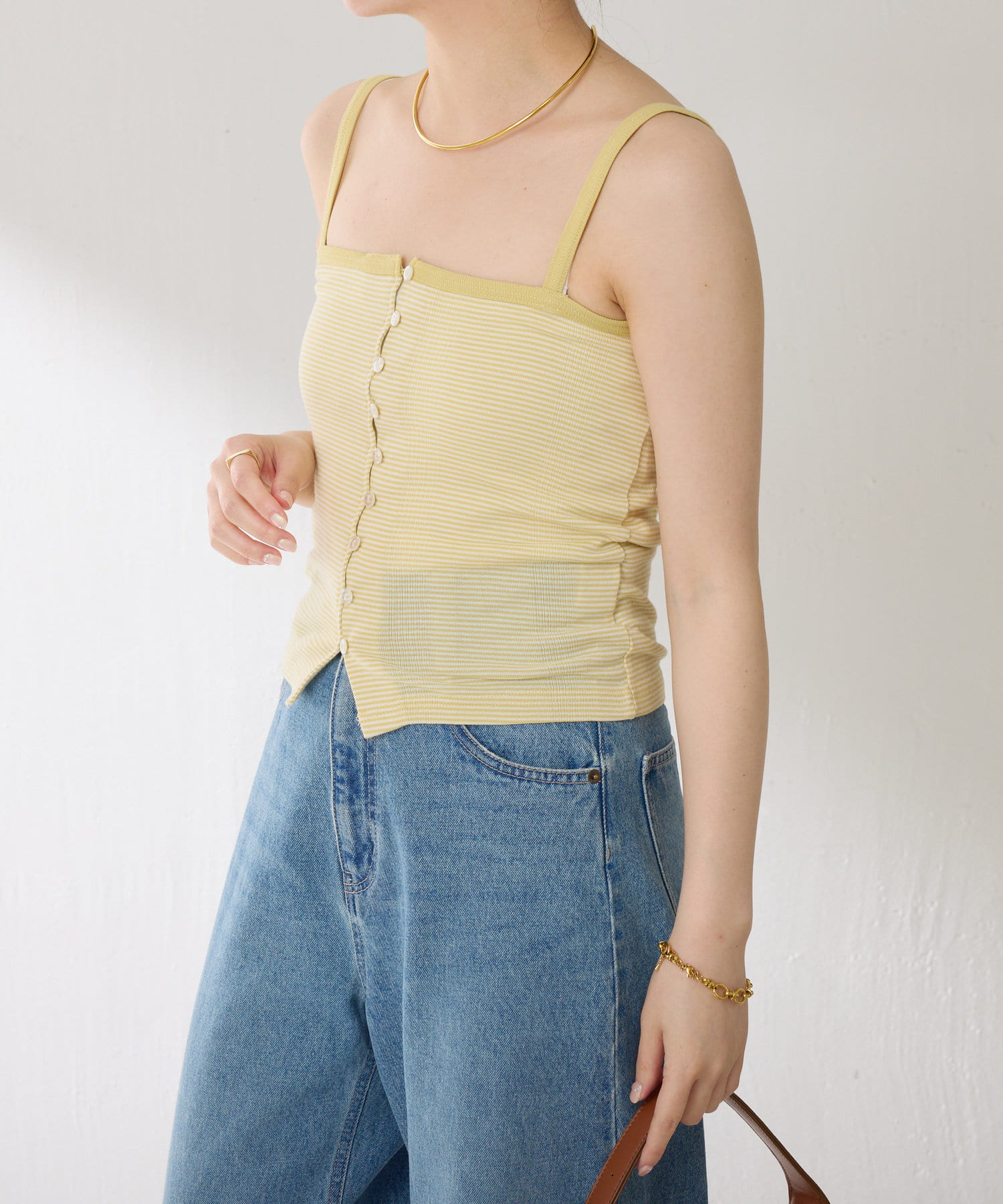 Miller / ミラー】 ボタン付きキャミソール | COLLAGE