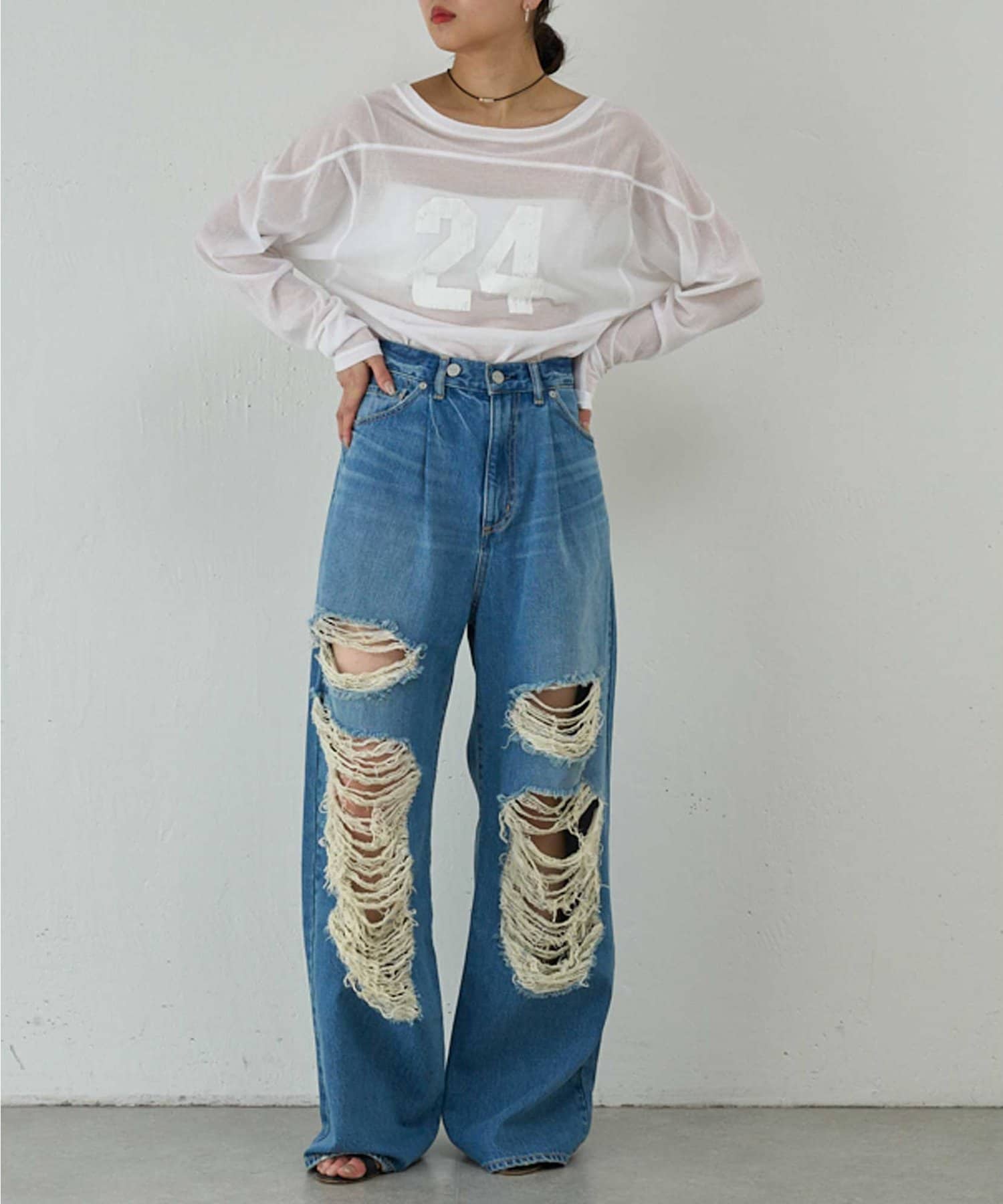 PEAS】シアーフットボールTシャツ | GALLARDAGALANTE(ガリャルダ
