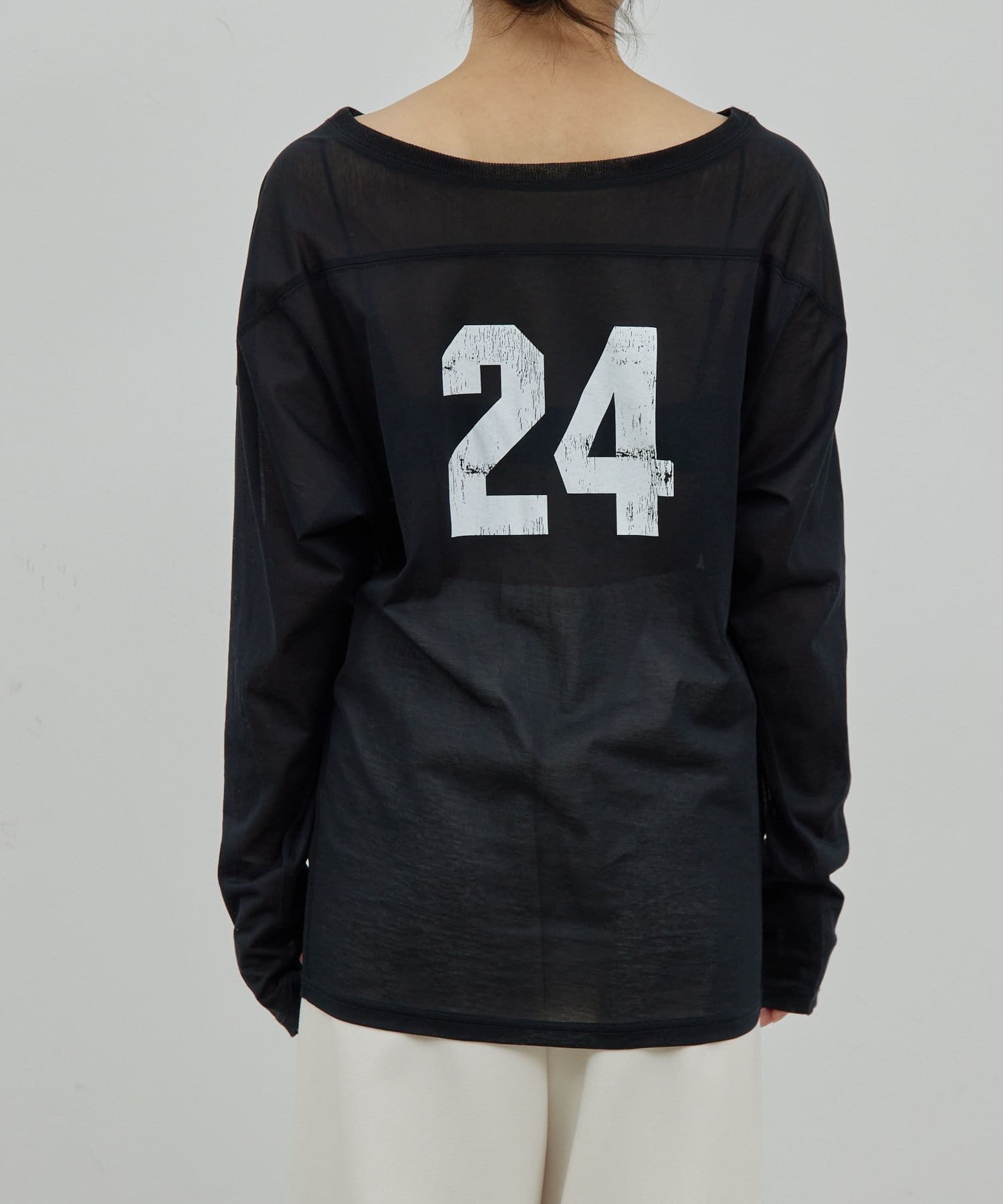 GALLARDAGALANTE(ガリャルダガランテ) 【PEAS】シアーフットボールTシャツ