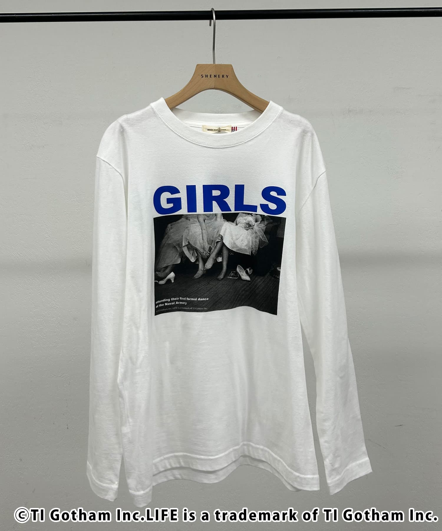 SHENERY(シーナリー) レディース 【GOOD ROCK SPEED】LIFE PC GIRLロンTee ホワイト