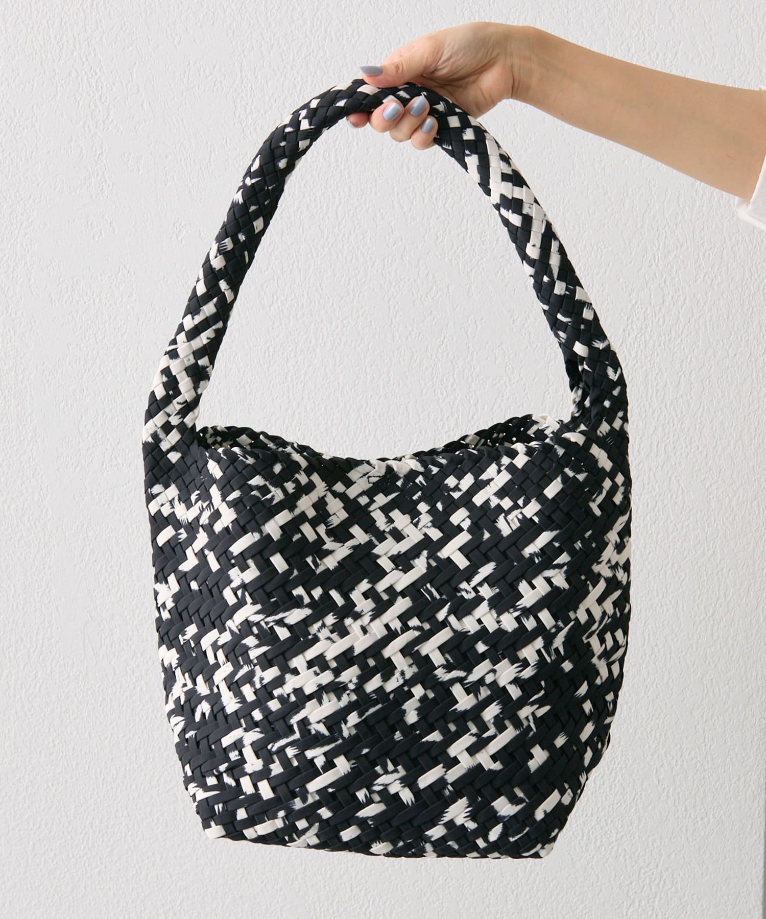 ear PAPILLONNER イアパピヨネ トート　ワンショルダー　肩掛け FEEL AND TASTE（フィールアンドテイスト）】weaving one