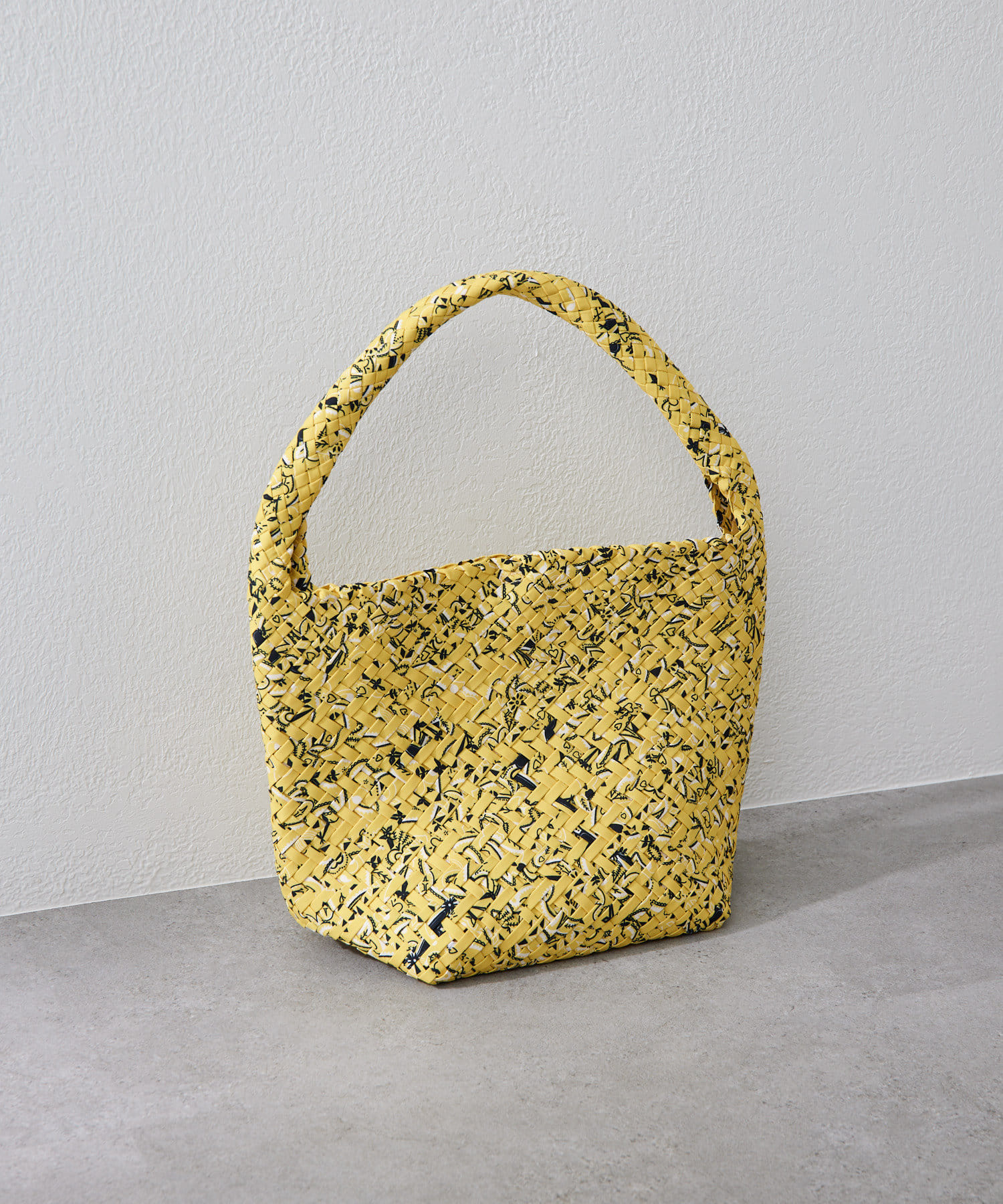 ear PAPILLONNER(イア パピヨネ) 【FEEL AND TASTE（フィールアンドテイスト）】weaving one-shoulder M print/ワンショルダーバッグ