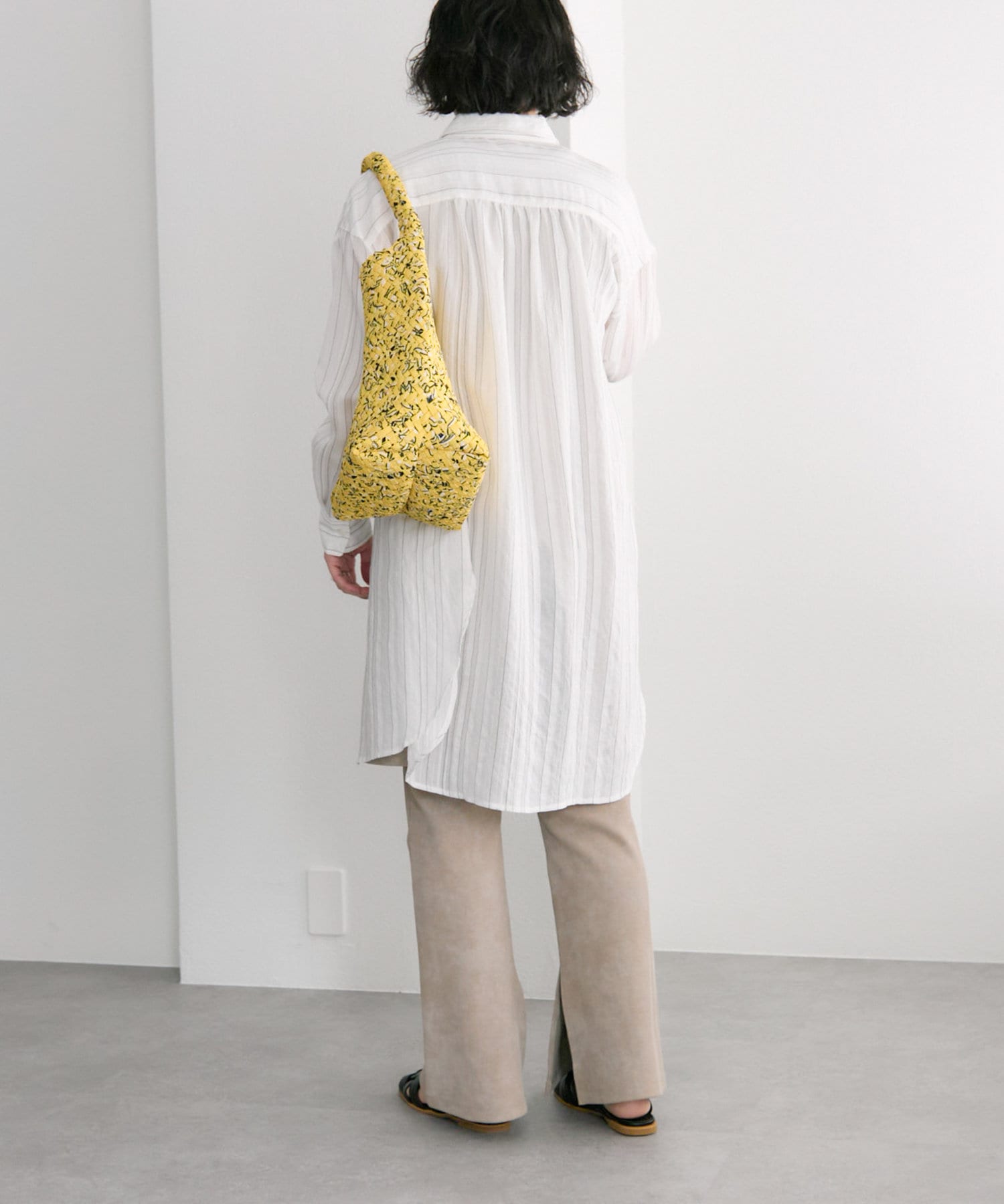 ear PAPILLONNER(イア パピヨネ) 【FEEL AND TASTE（フィールアンドテイスト）】weaving one-shoulder M print/ワンショルダーバッグ