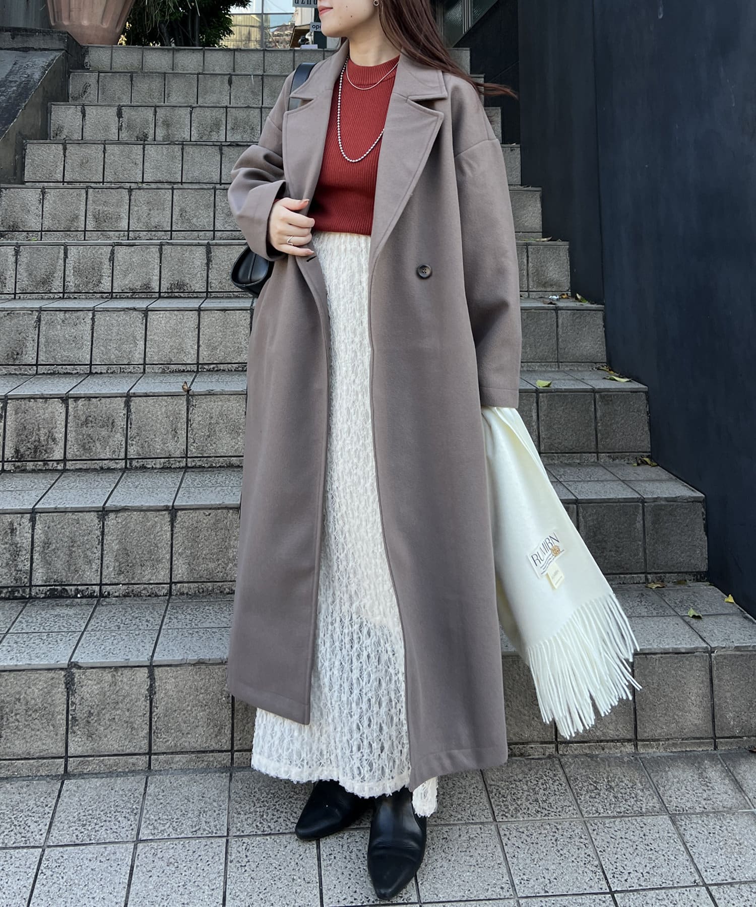 Remind me and forever(リマインドミーアンドフォーエバー) サイドスリットテーラードコート