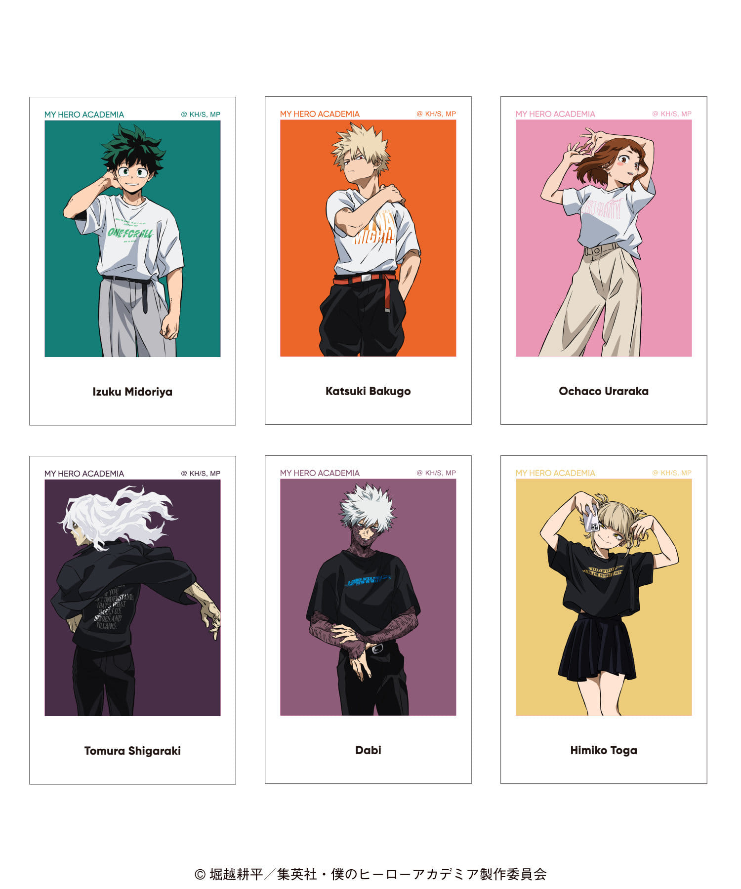 TVアニメ 『僕のヒーローアカデミア』SPECIAL POPUP 「MY HERO ACADEMIA"T-shirts! T-shirts!!"」「Tシャツ縛りで集合！」をテーマに