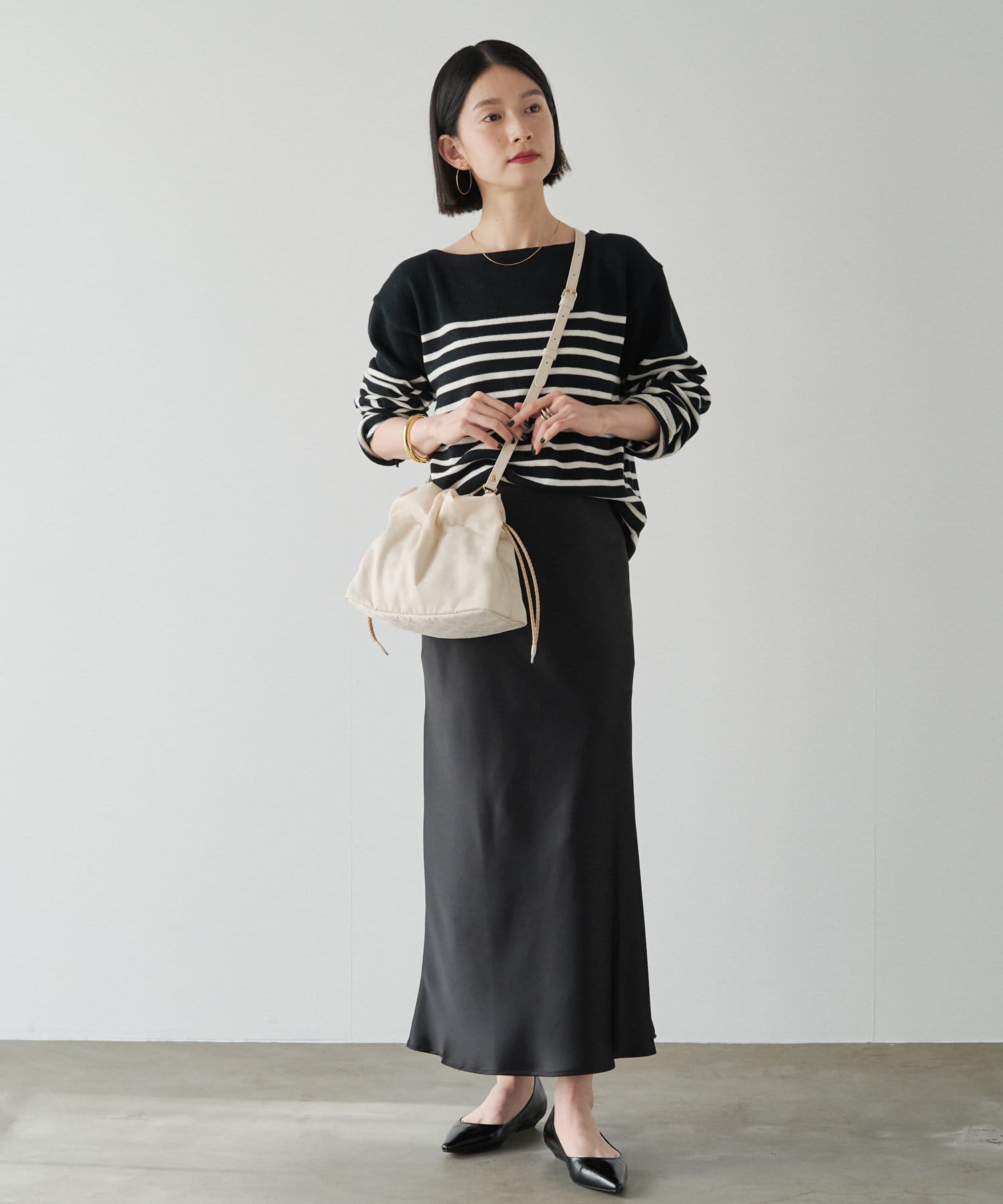 russet(ラシット) 巾着ショルダーバッグ
