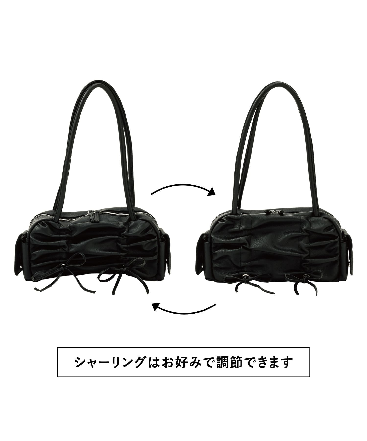 シャーリングリボントートバッグ | 3COINS(スリーコインズ シャーリングリボントートバッグ | 3COINS(スリーコインズ