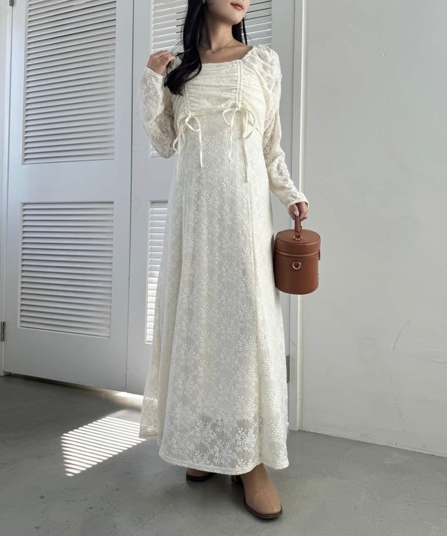 one after another】ドロスト2枚セットワンピ | NICE CLAUP / OLIVE