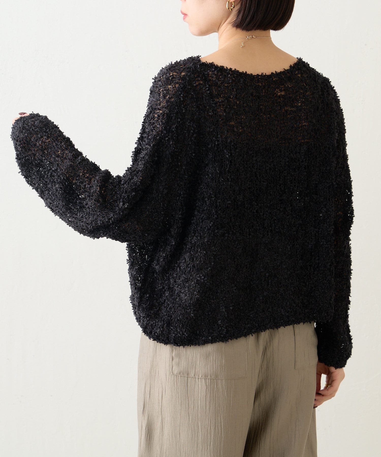 Jena　espace merveilleux(ジェナ　エスパスメルヴェイユ) シアーカールヤーンニット