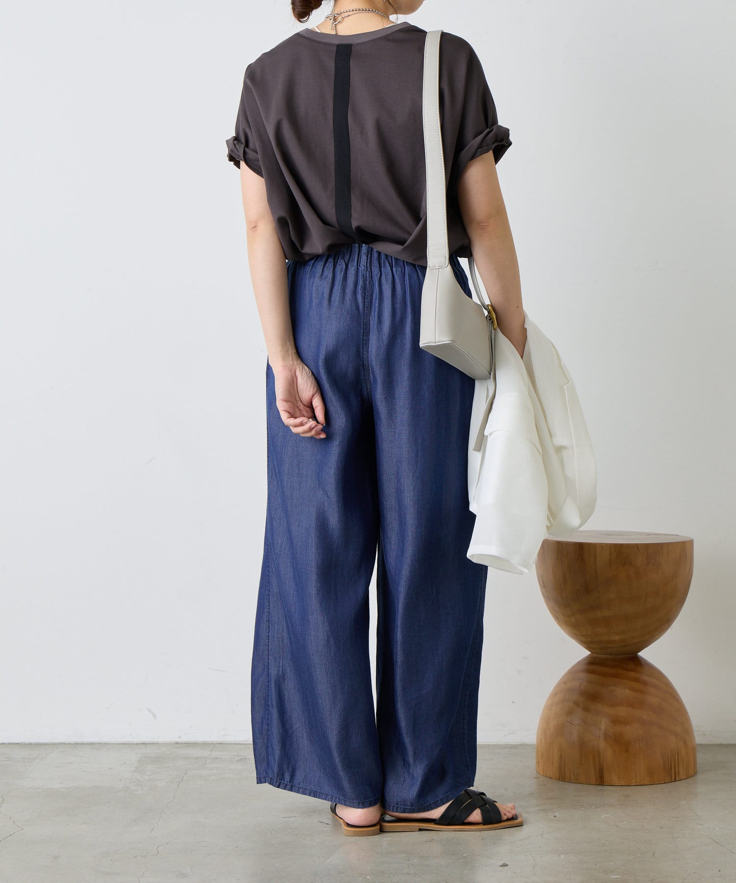 Jena　espace merveilleux(ジェナ　エスパスメルヴェイユ) テンセルキャタピラーパンツ