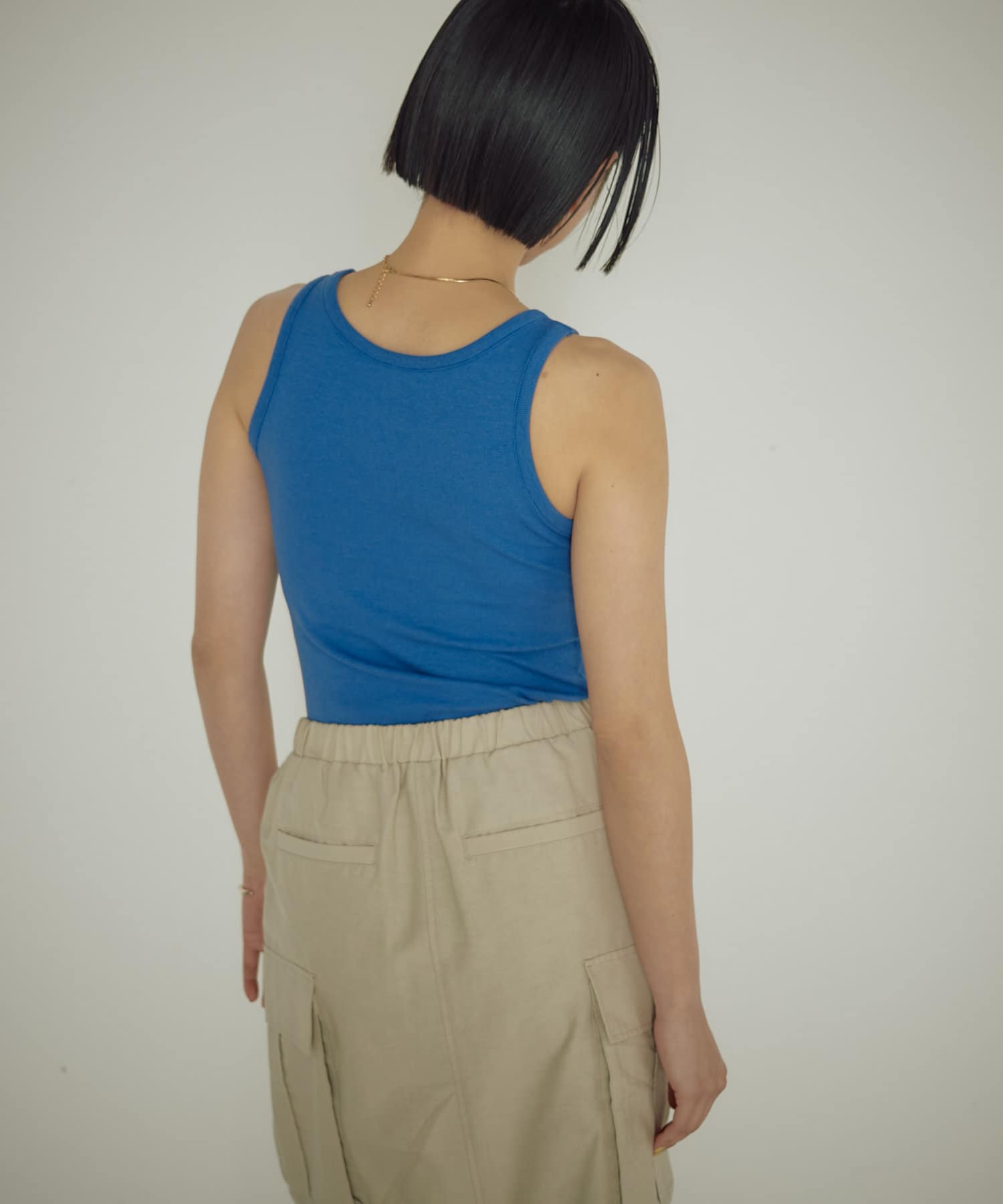 earthy_(アーシー) BASICリブタンクトップ