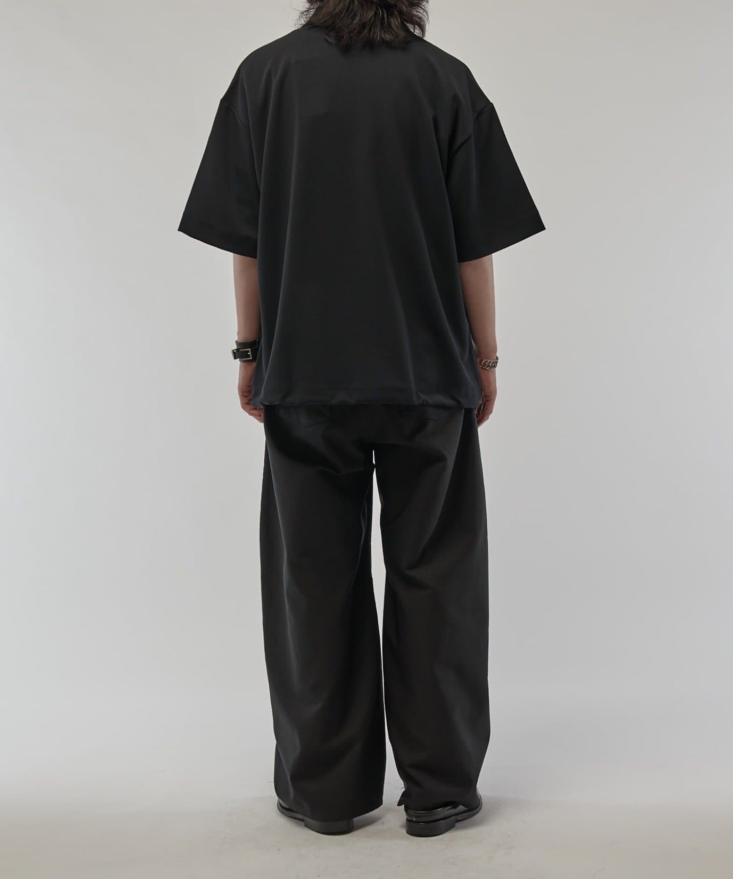 Lui's(ルイス) ジョーゼットハーフZIP s/s カットソー