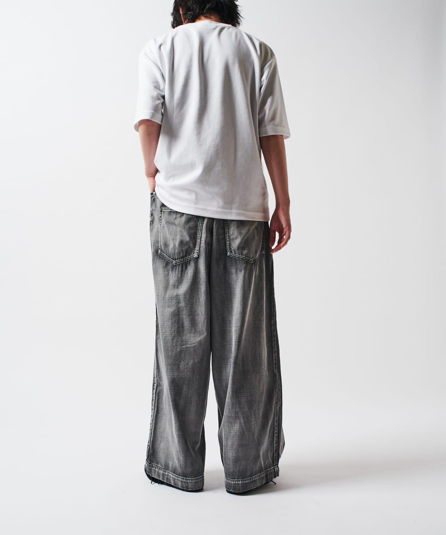 Lui's(ルイス) FADEイージーバギーデニムパンツ