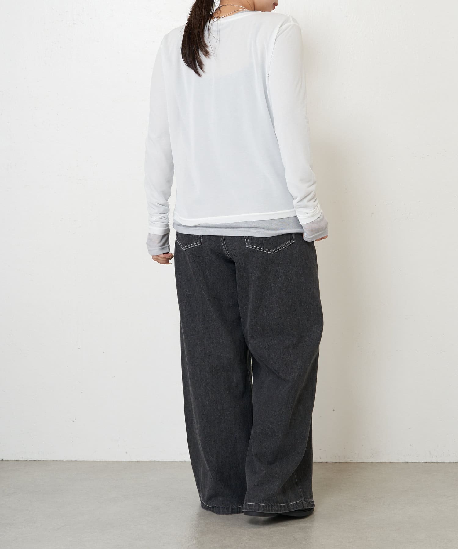 oaf シアーロンT 2枚セット Jena espace merveilleux tシャツ 2セットシアーロンT2