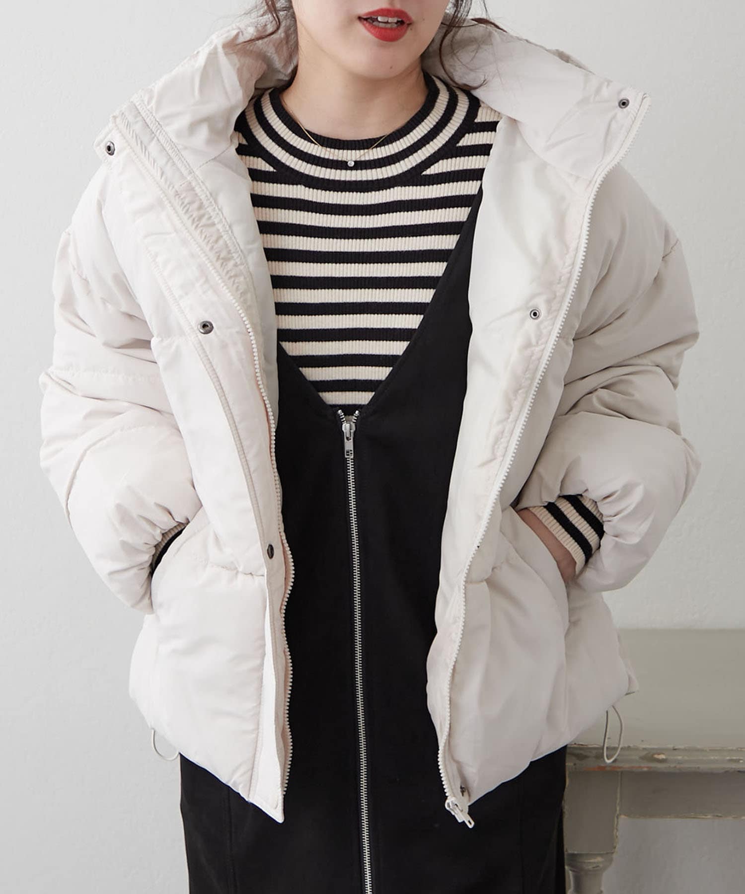 NAO】裾ラウンドフェイクダウン | Remind me and forever(リマインド