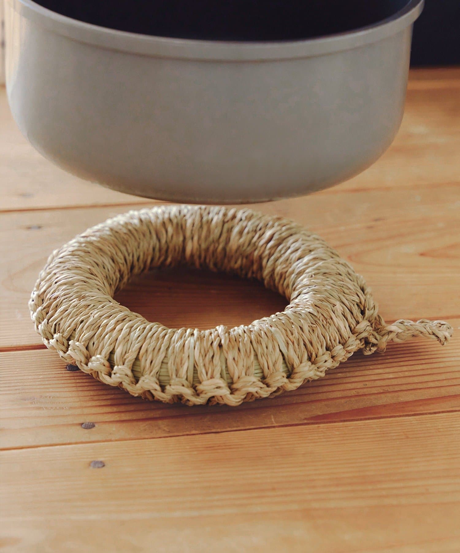 salut!(サリュ) シーグラス鍋敷き：M