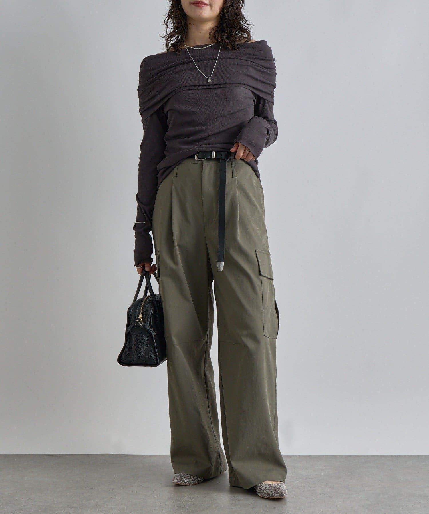 RIVE DROITE(リヴドロワ) 【新色追加】【キレイめにもカジュアルにも】レザーボストン