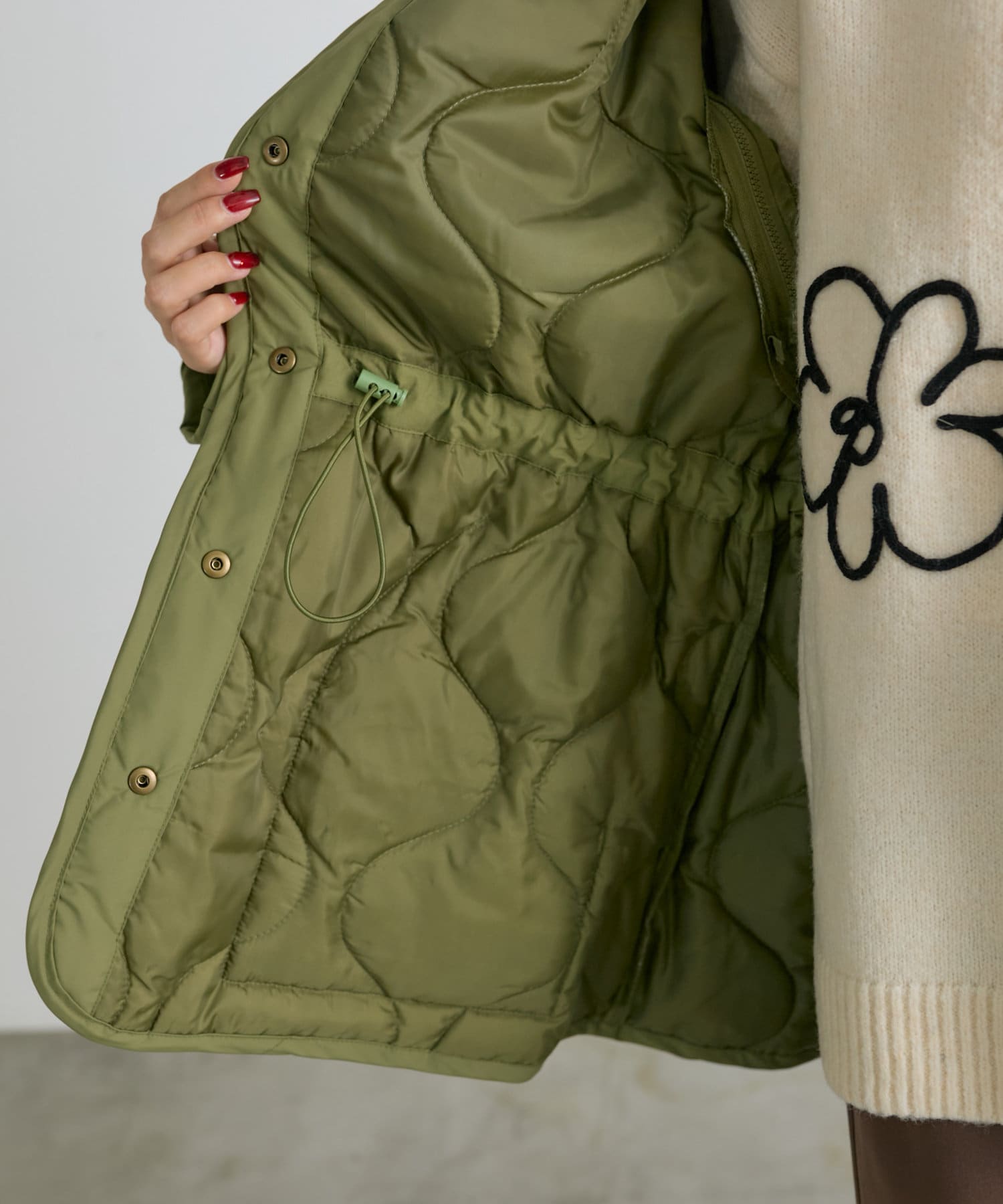 OUTLET(アウトレット) 【w closet】２WAYキルティングジャケット