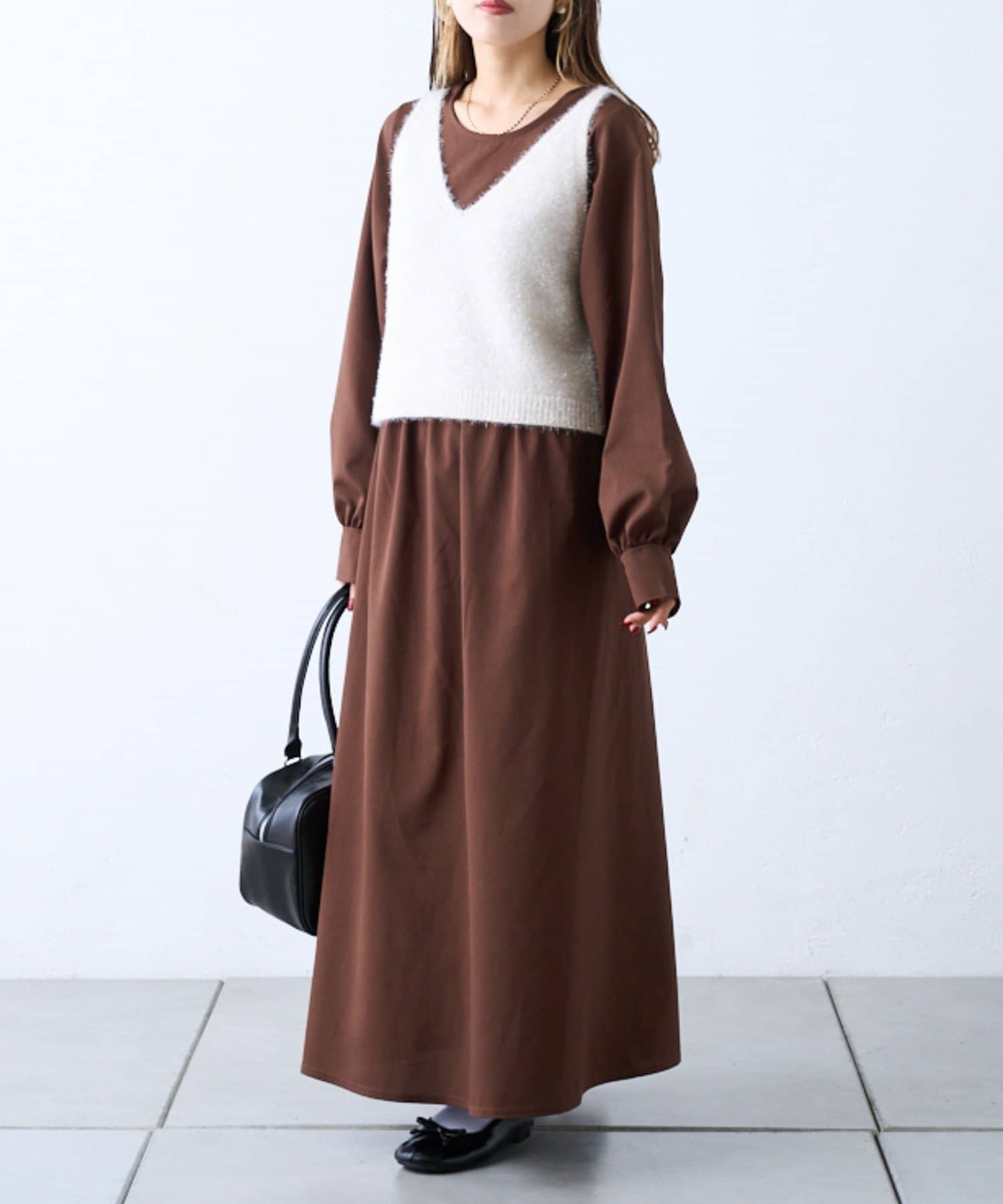 w closet】ラメビスチェ+ワンピースSET | OUTLET(アウトレット