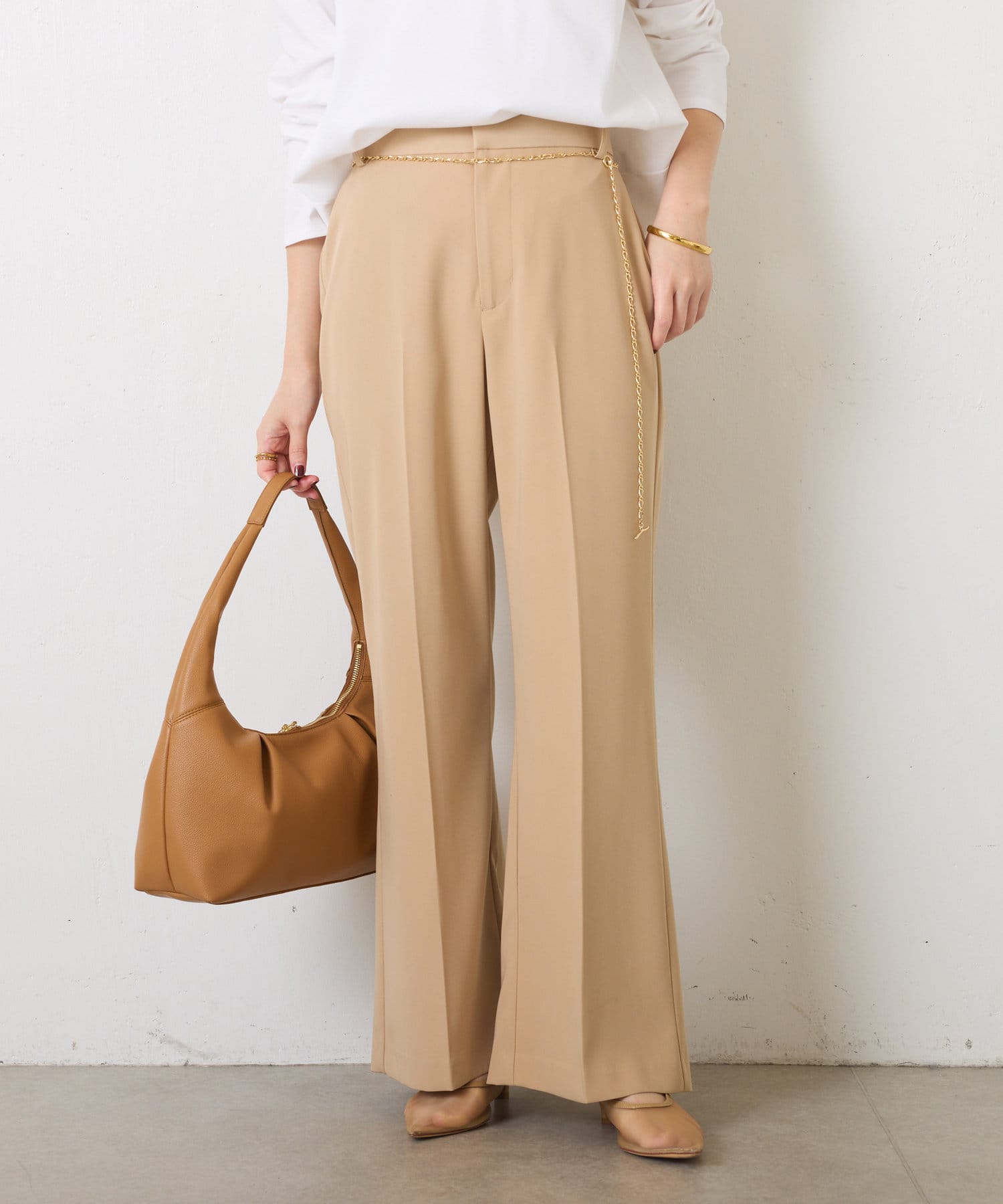 【美品】UNITED TOKYO コールバスクセミフレアパンツ 美品】UNITED TOKYO コールバスクセミフレアパンツ