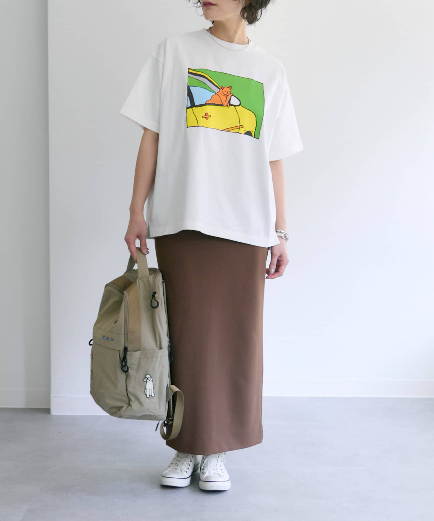 ear PAPILLONNER(イア パピヨネ) 《綿100%》KEN NAKAYAMAコラボTシャツ