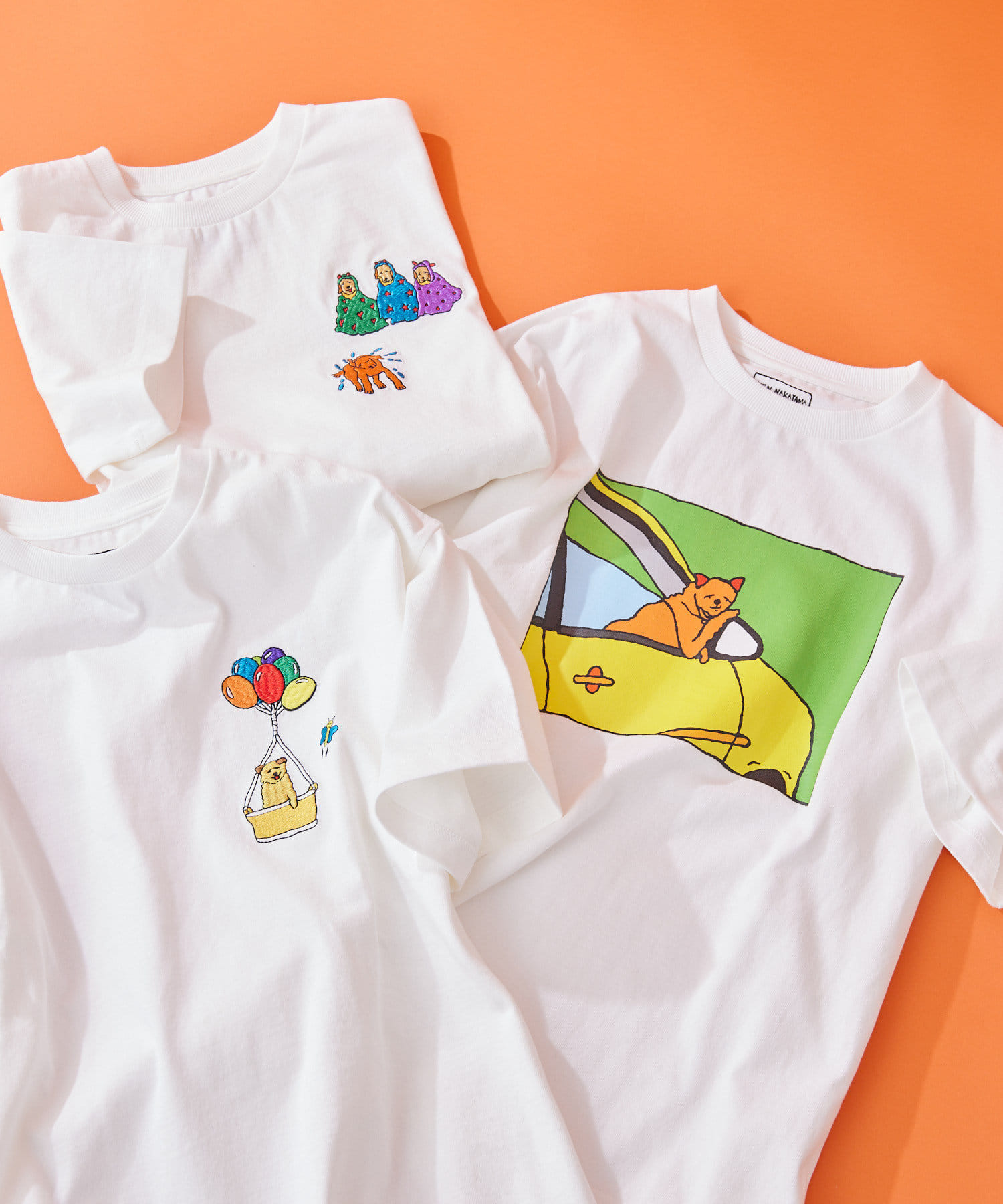 ear PAPILLONNER(イア パピヨネ) 《綿100％》KEN NAKAYAMAコラボTシャツ