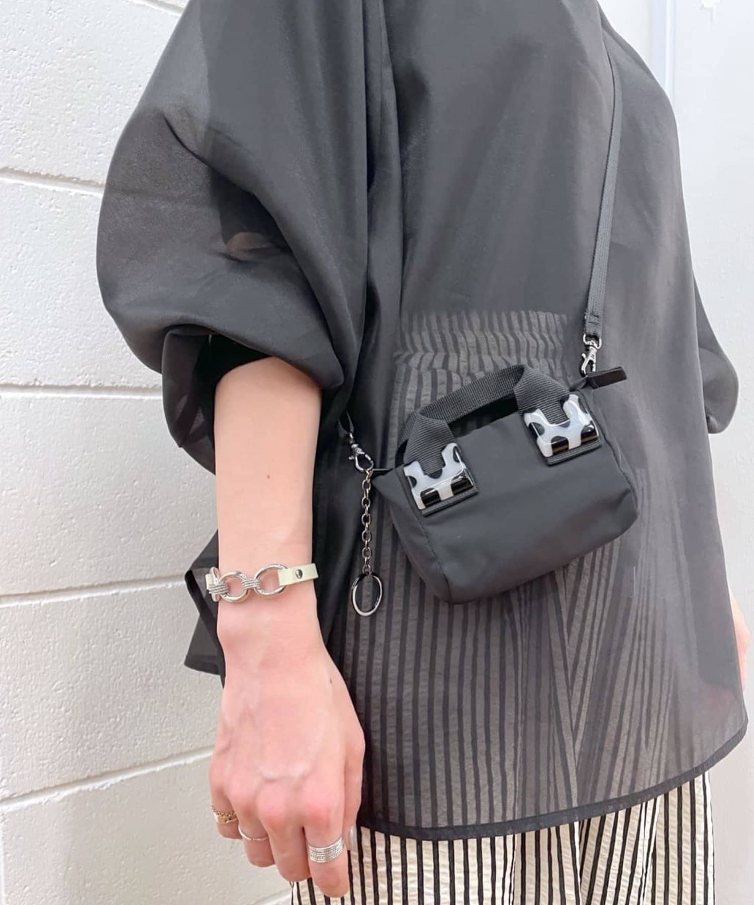 2点セット　インナー付きシアーブラウス【SUM1 STYLE(スミスタイル)】 2点セット》インナー付きシアーブラウス【SUM1 STYLE(スミ