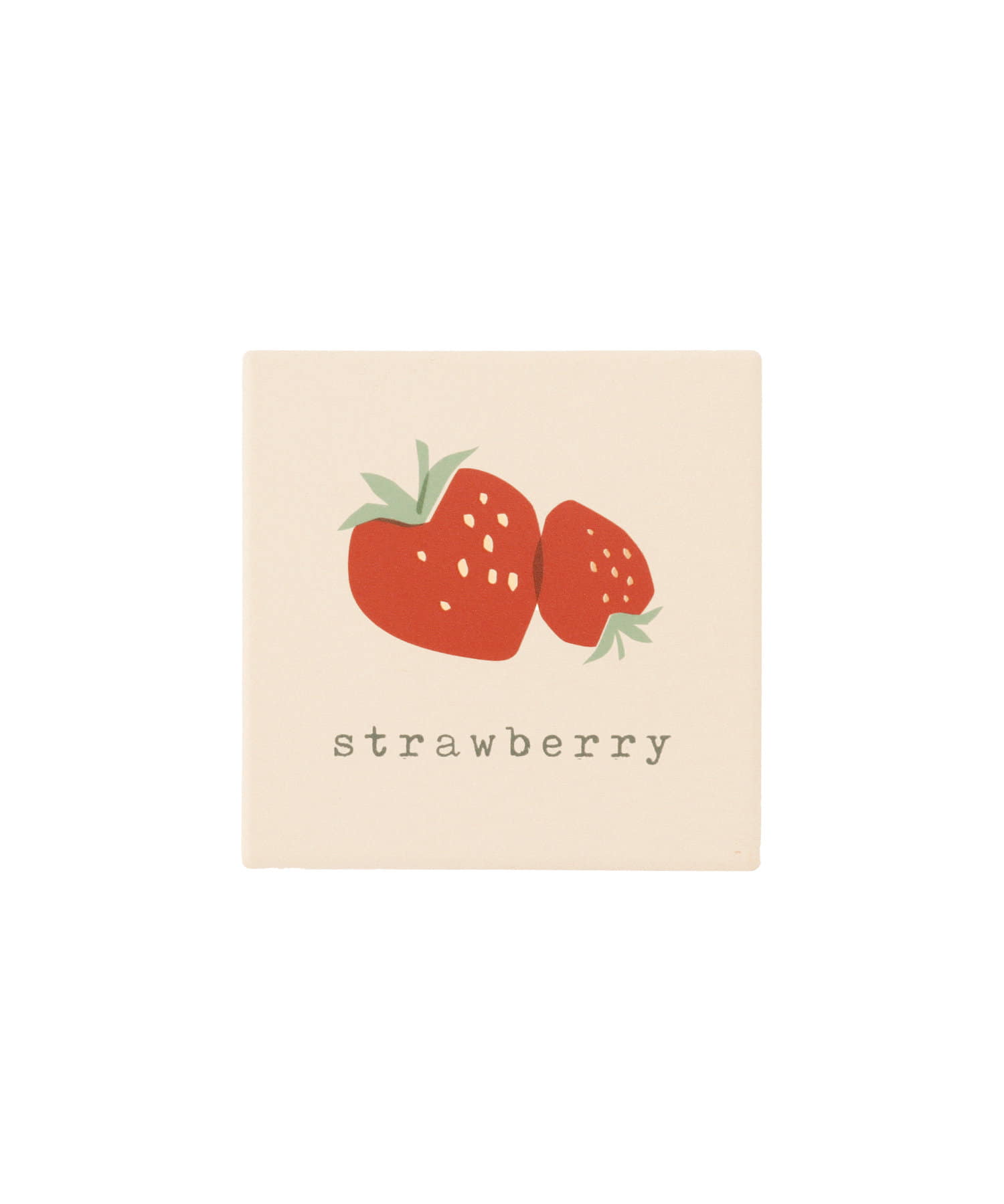 salut!(サリュ) いちごタイル：10×10cm／strawberry