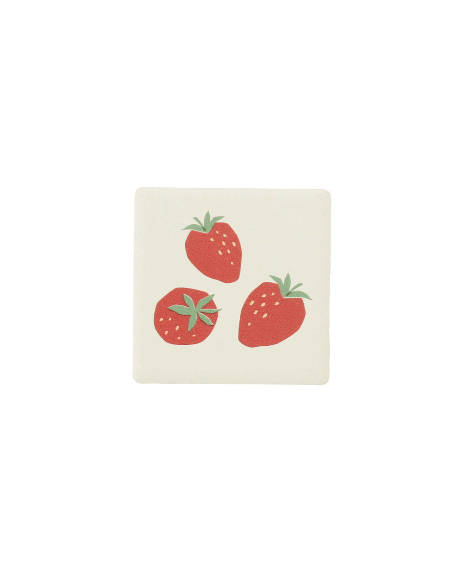 salut!(サリュ) いちごタイル：5×5cm／strawberry