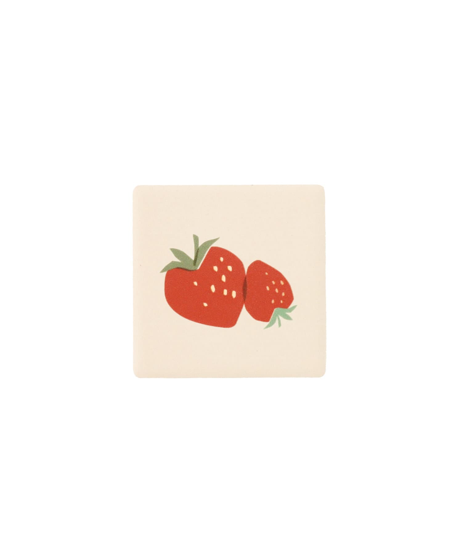 salut!(サリュ) いちごタイル：5×5cm／strawberry