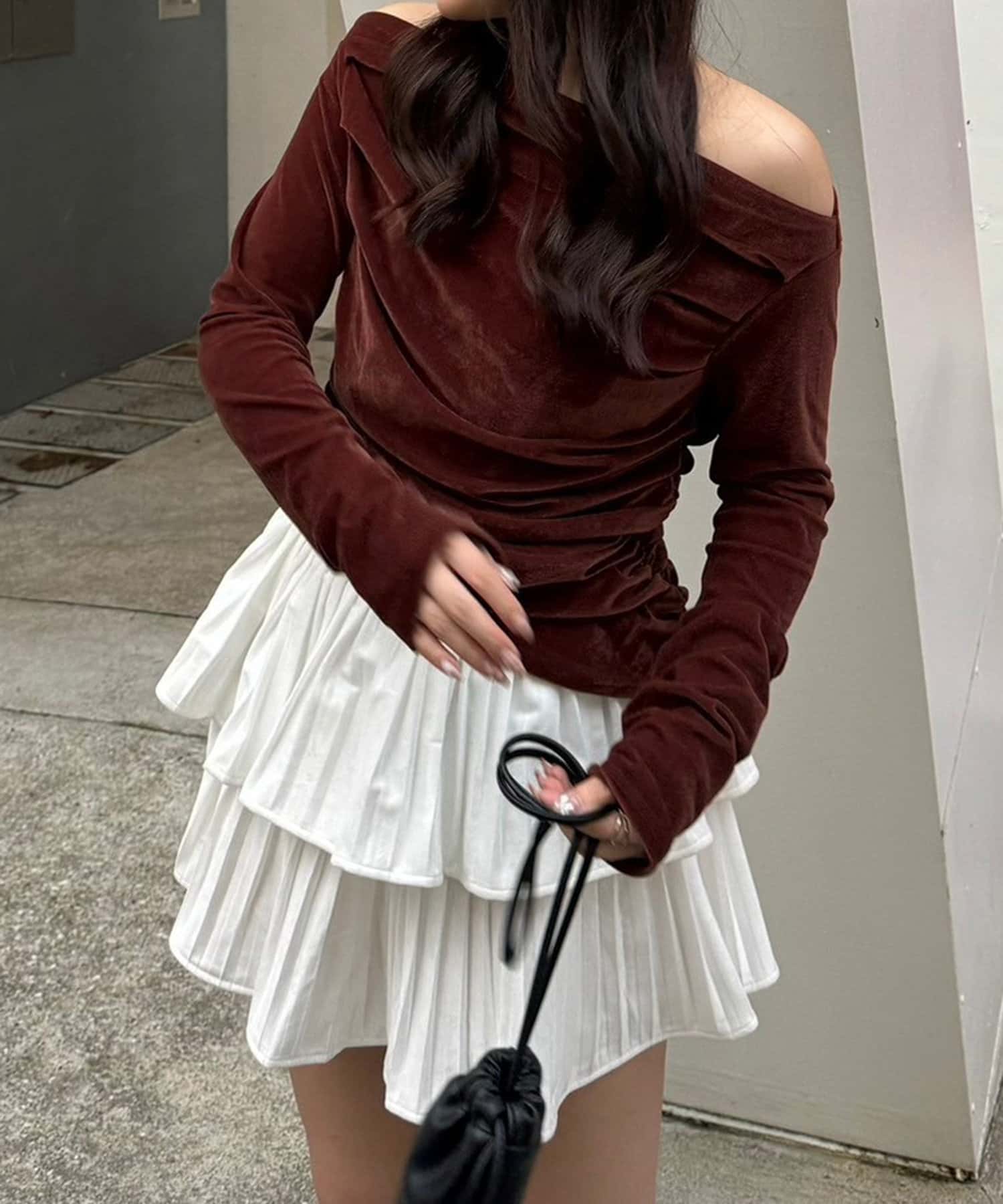 MARCHES】ティアードミニプリーツスカート | NICE CLAUP / OLIVE des