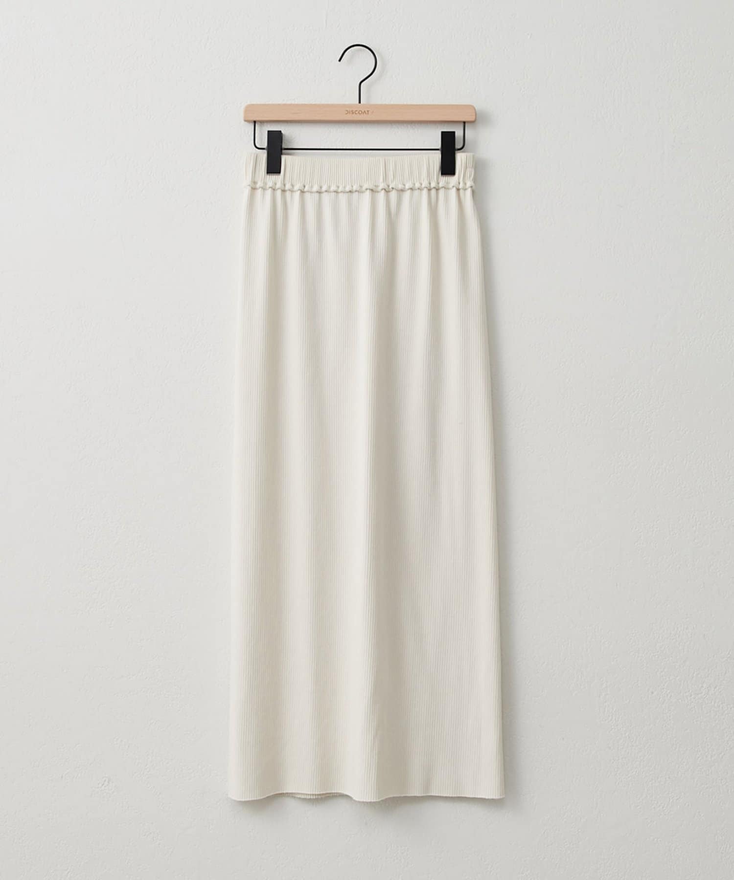 DISCOAT(ディスコート) 【新色追加!/細見え/着回し自在/3サイズ展開】リブナロースカート