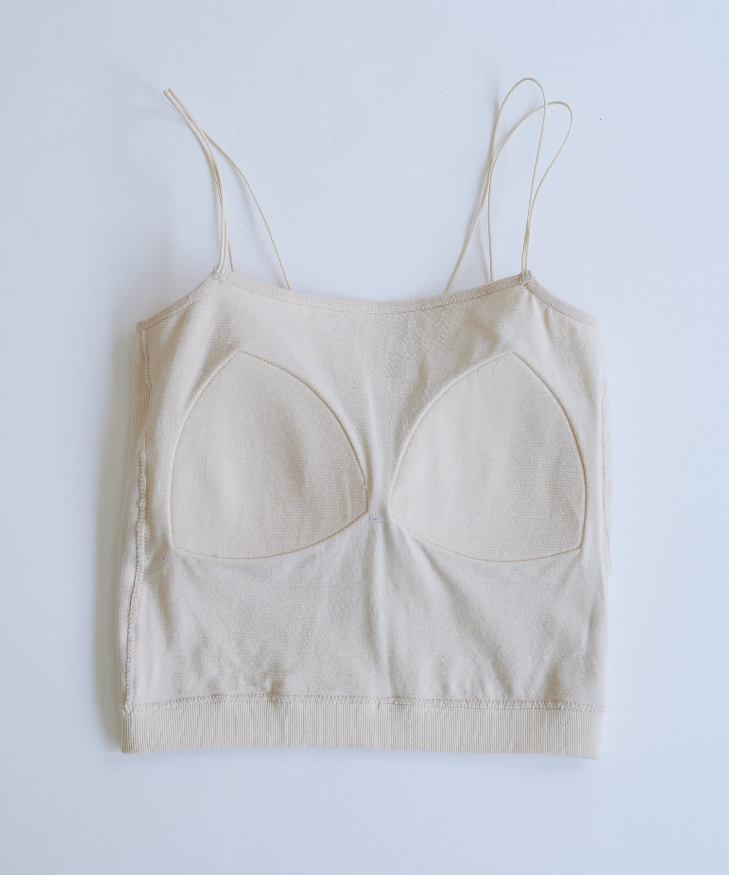 Kastane(カスタネ) 【新色追加/カラバリ豊富】カップ付きクロップドブラキャミ