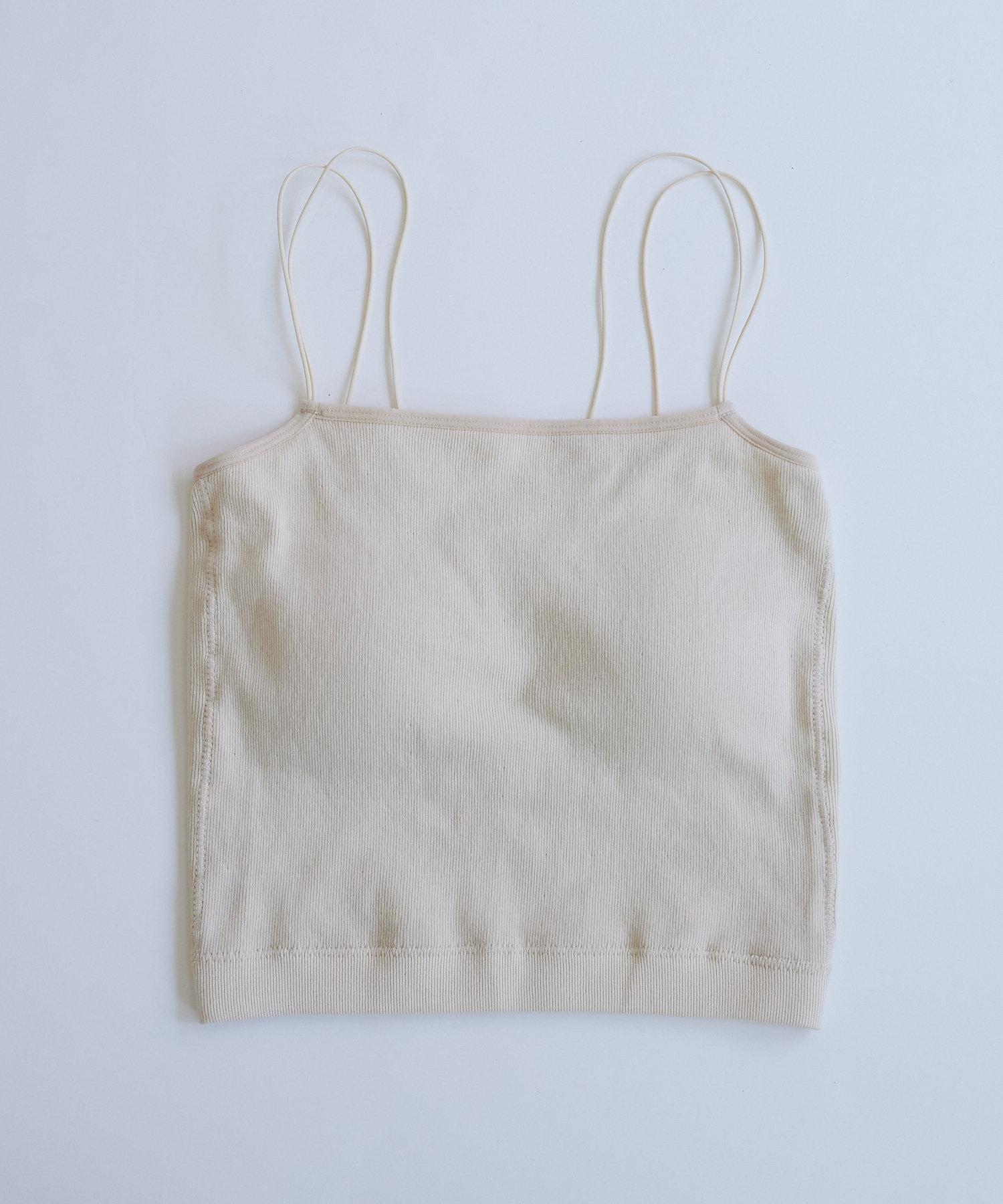 Kastane(カスタネ) 【新色追加/カラバリ豊富】カップ付きクロップドブラキャミ