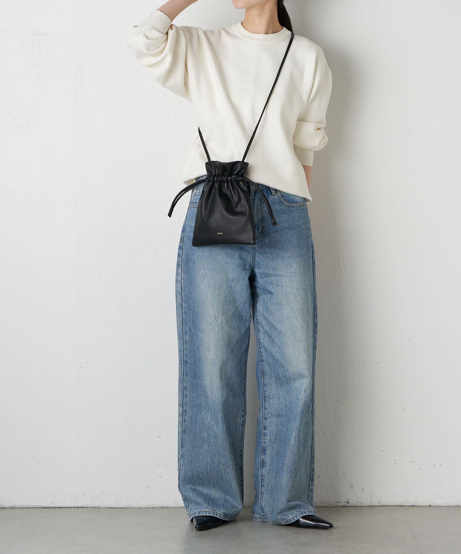 russet(ラシット) 巾着ミニショルダーバッグ